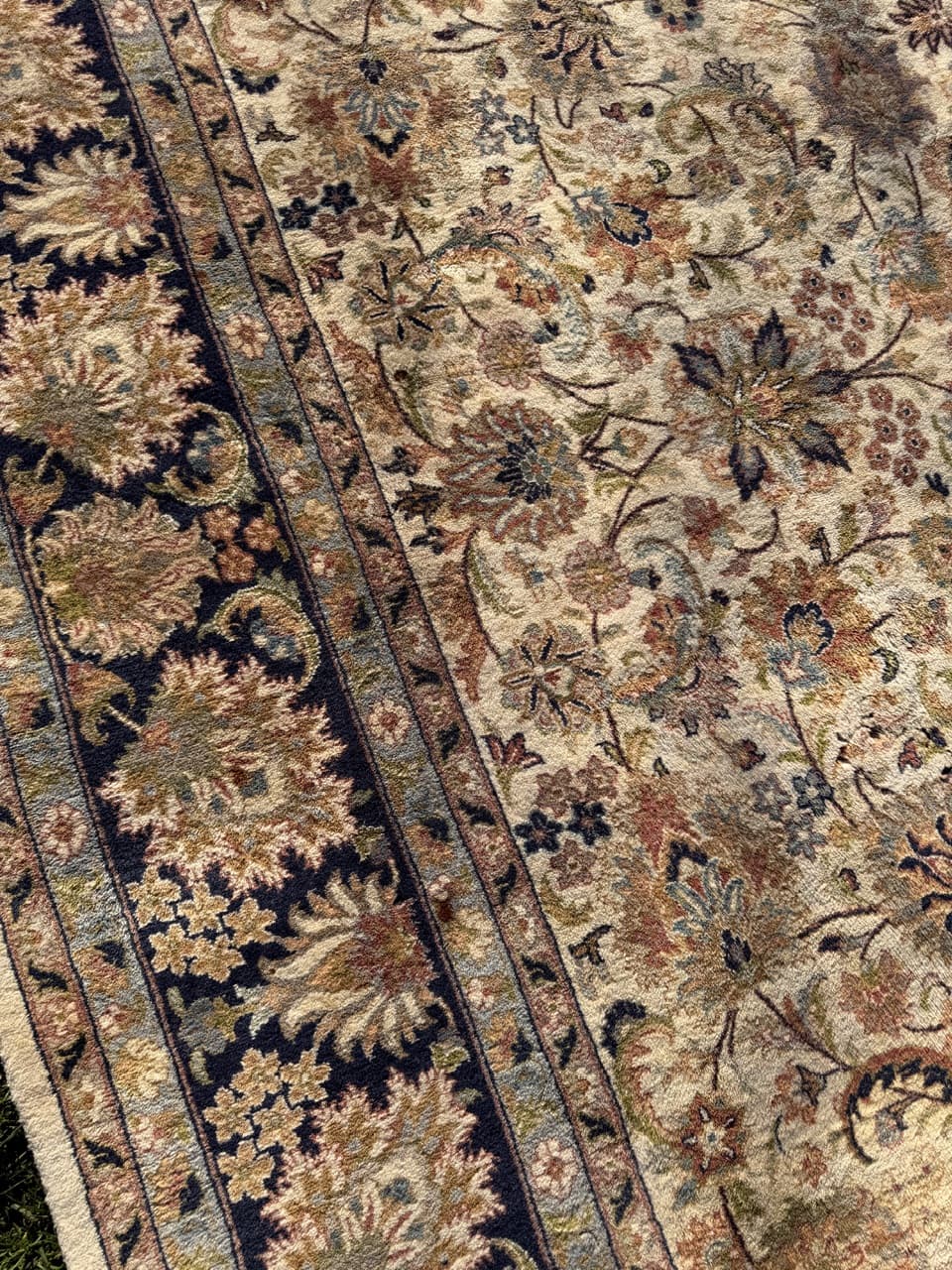 Rug Ispahan 325x245 cm, beige, wool, Iran, 1990s. - 178006