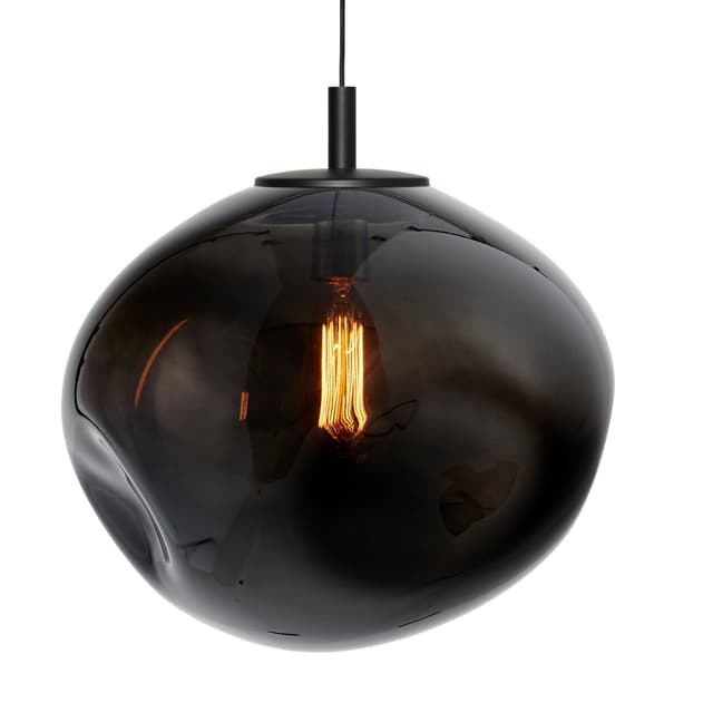 Pendant lamp AVIA BLACK L black, Kaspa - DIMENSION