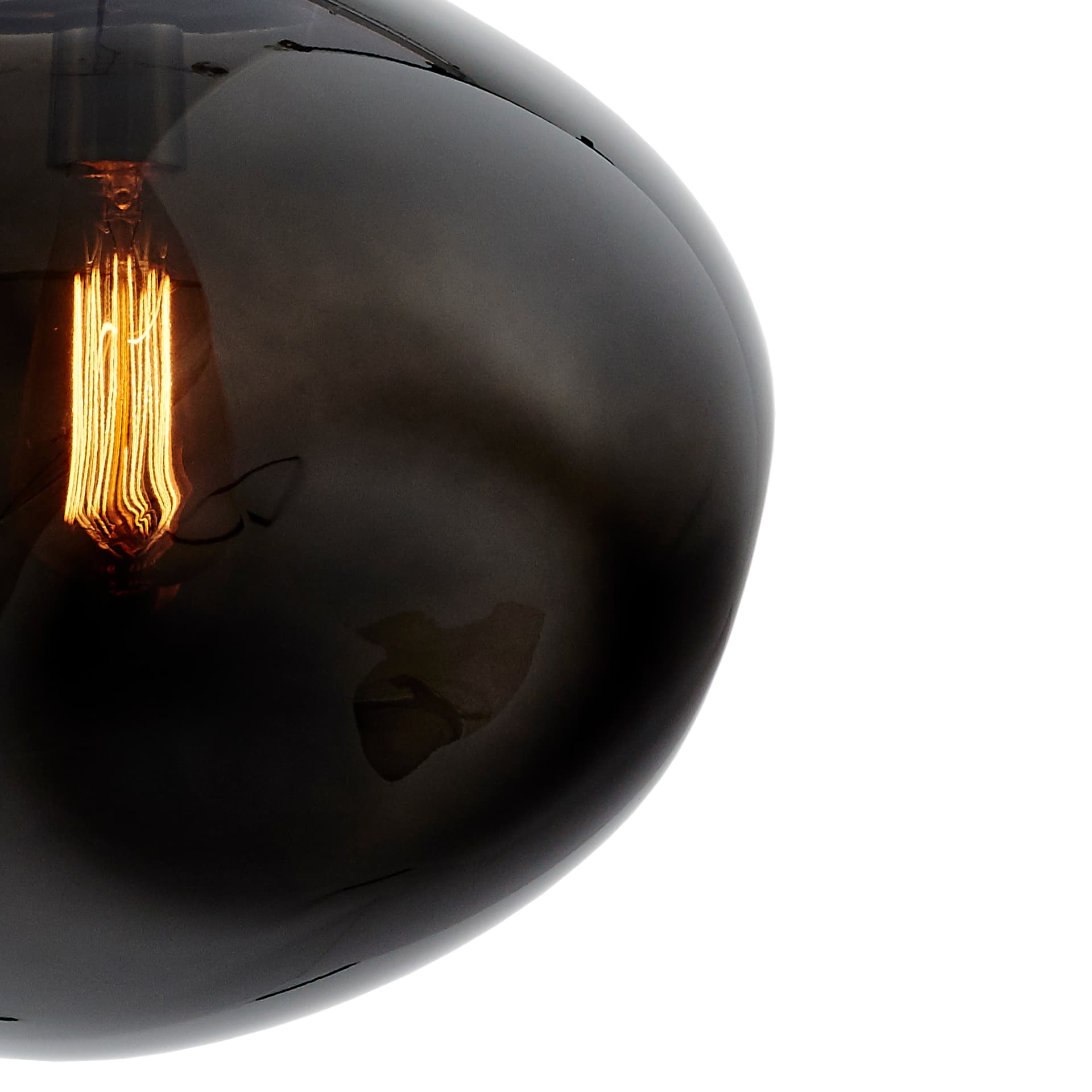 Pendant lamp AVIA BLACK L black, Kaspa - 178412