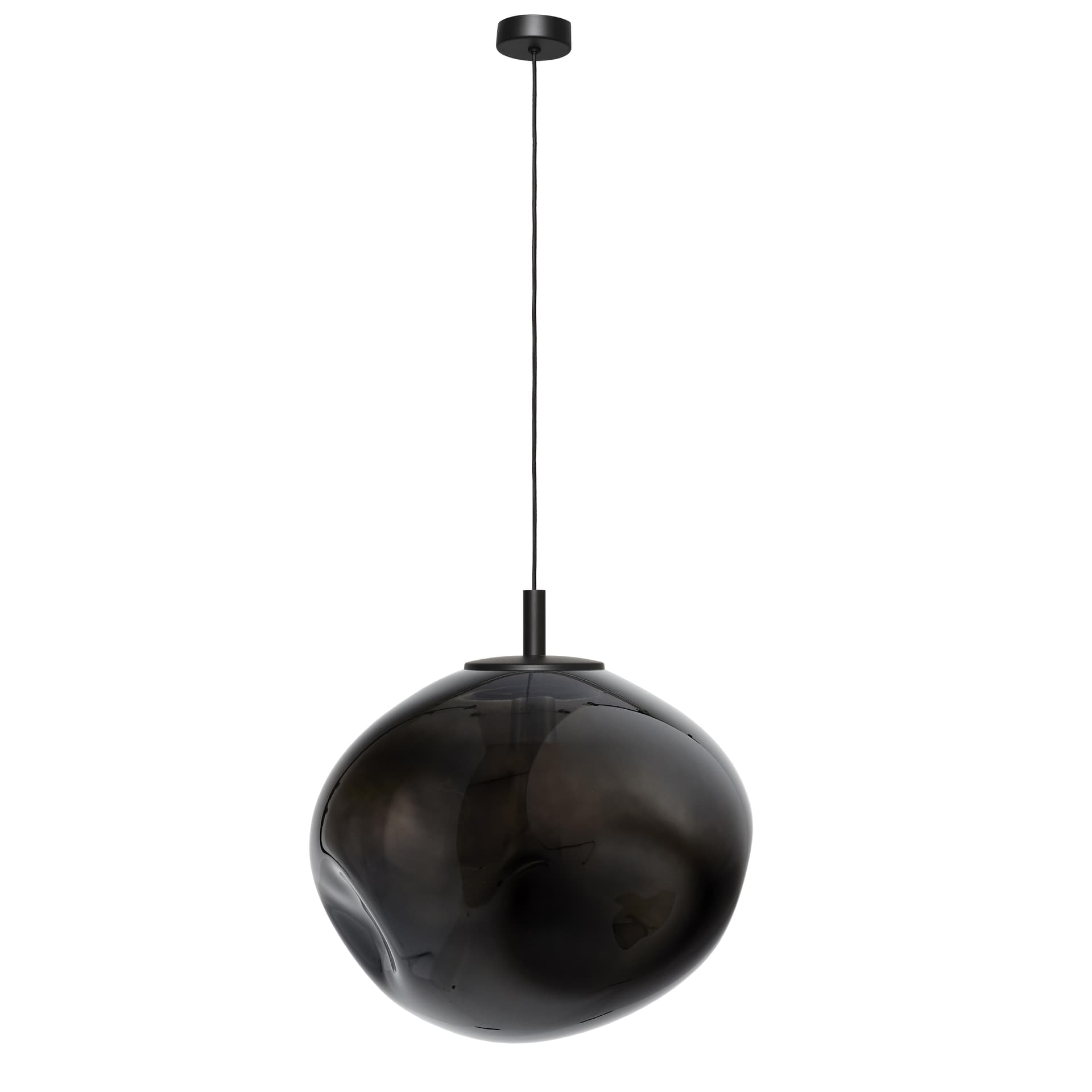 Pendant lamp AVIA BLACK L black, Kaspa - 178410