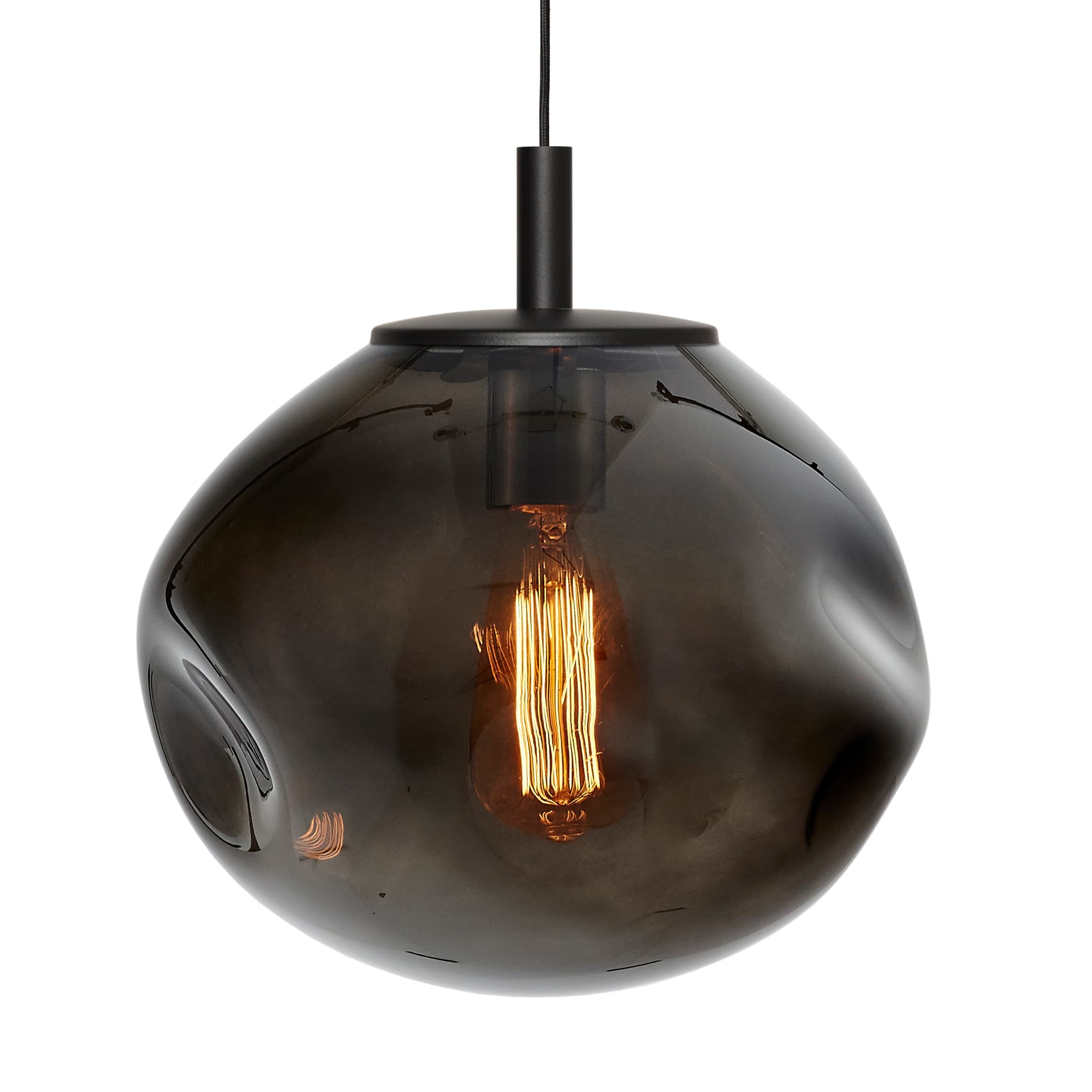 Pendant lamp Avia Black M black, Kaspa