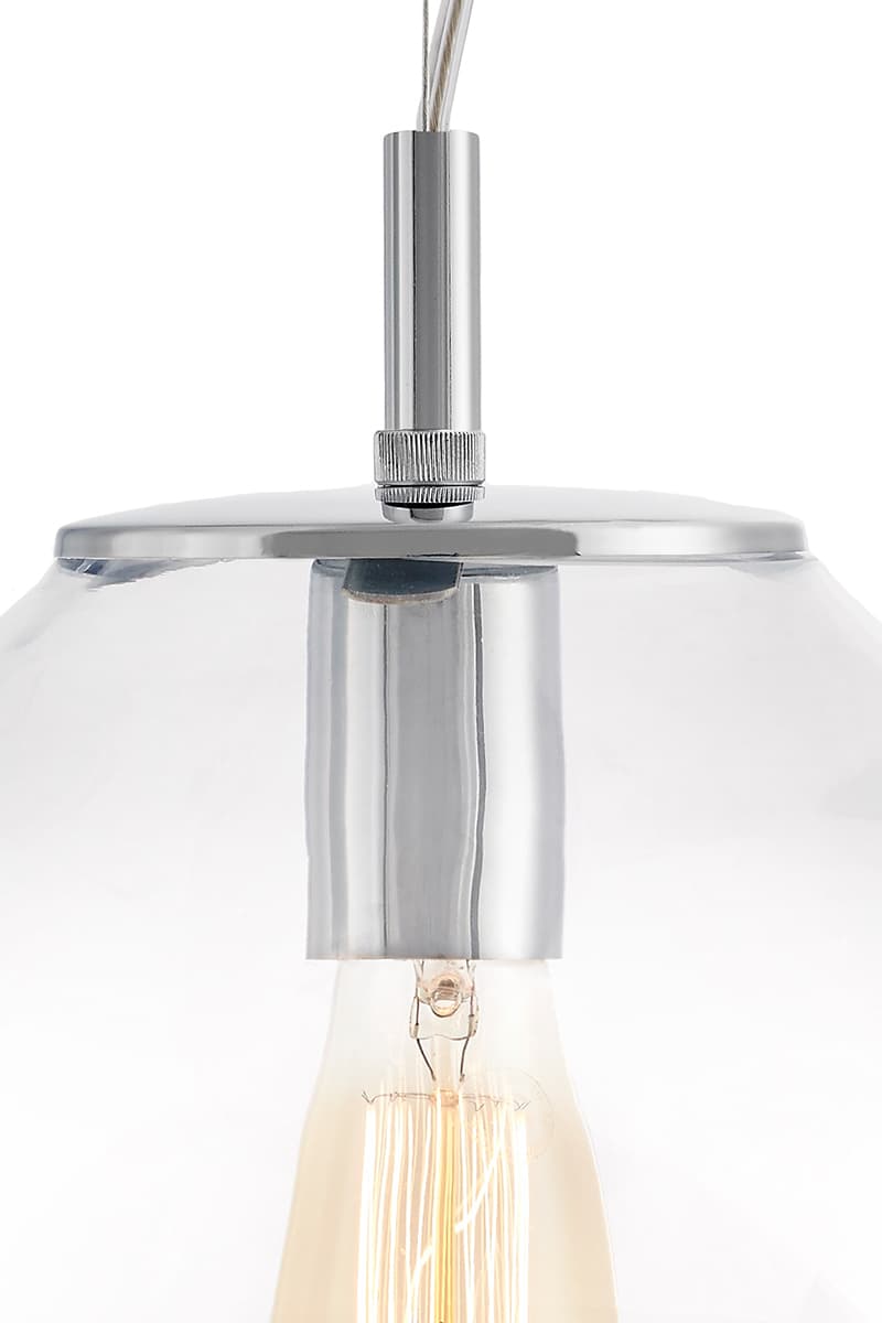 Pendant lamp Avia L silver, Kaspa - 178387