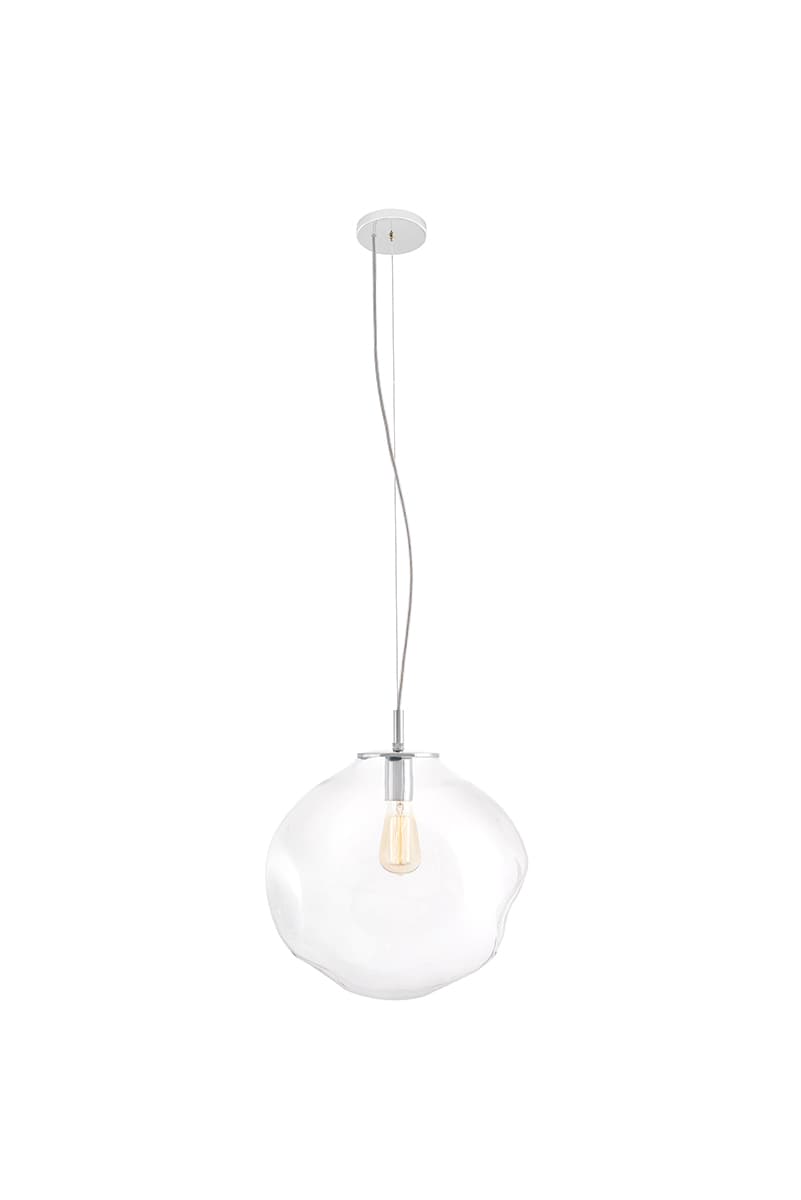 Pendant lamp Avia L silver, Kaspa - 178389
