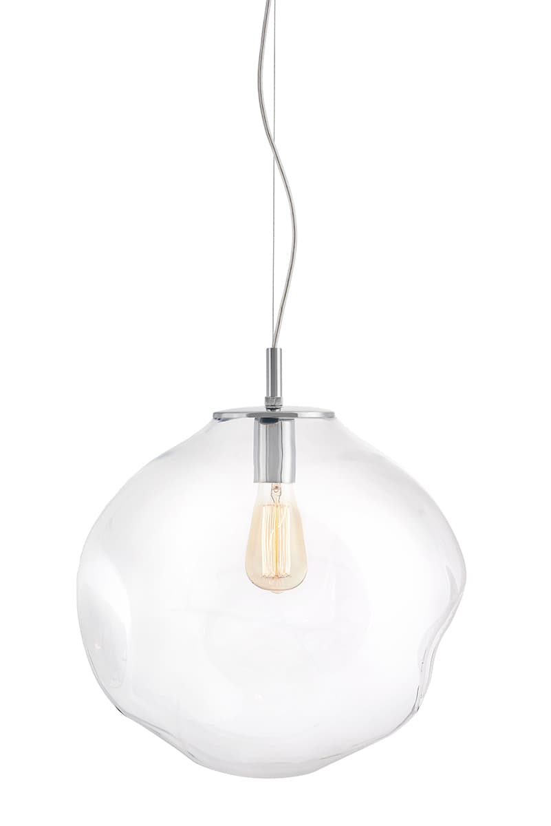 Pendant lamp Avia L silver, Kaspa
