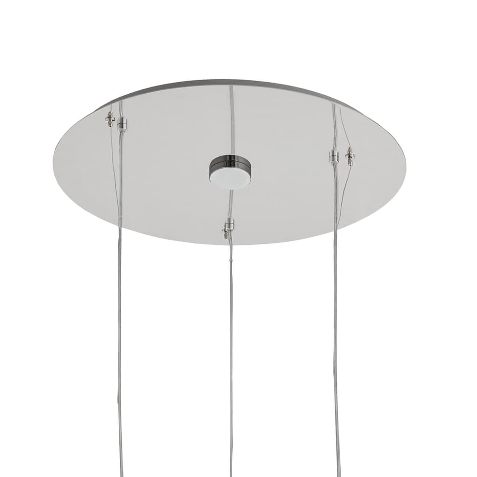Pendant lamp Cloe Plafon 3 silver, Kaspa - 178322