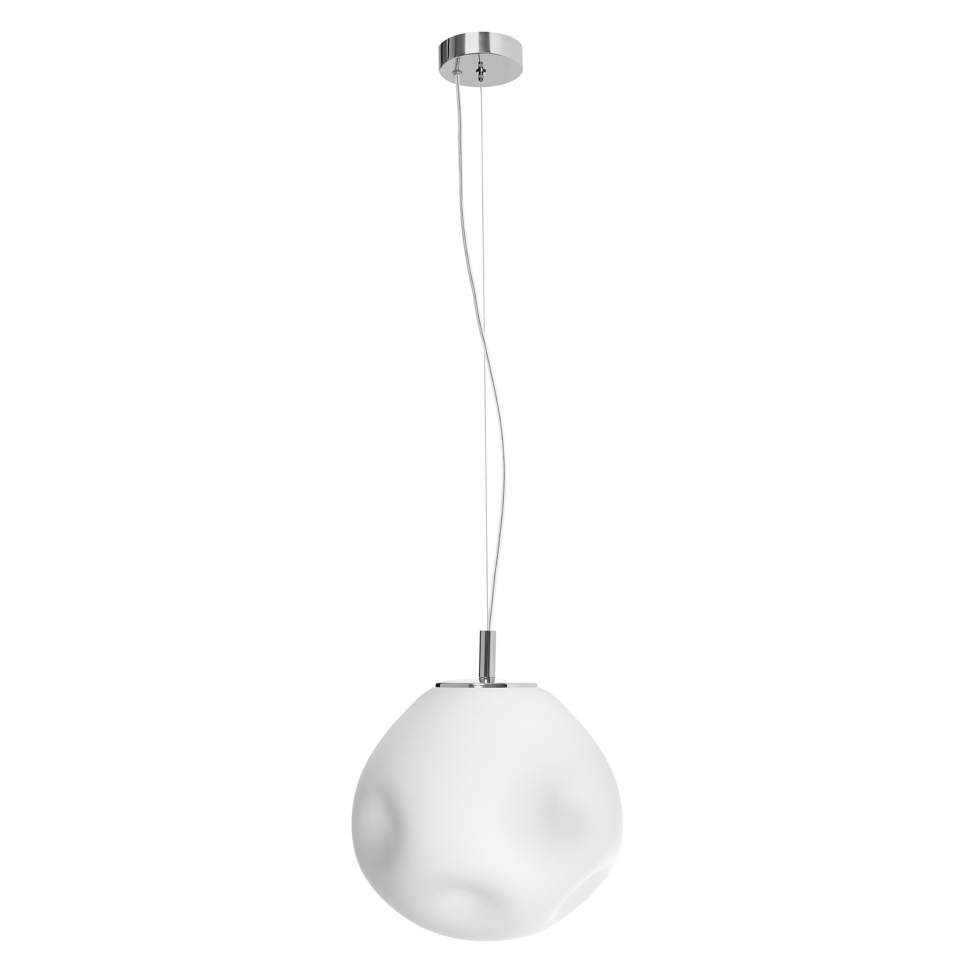 Pendant lamp Cloe M silver, Kaspa