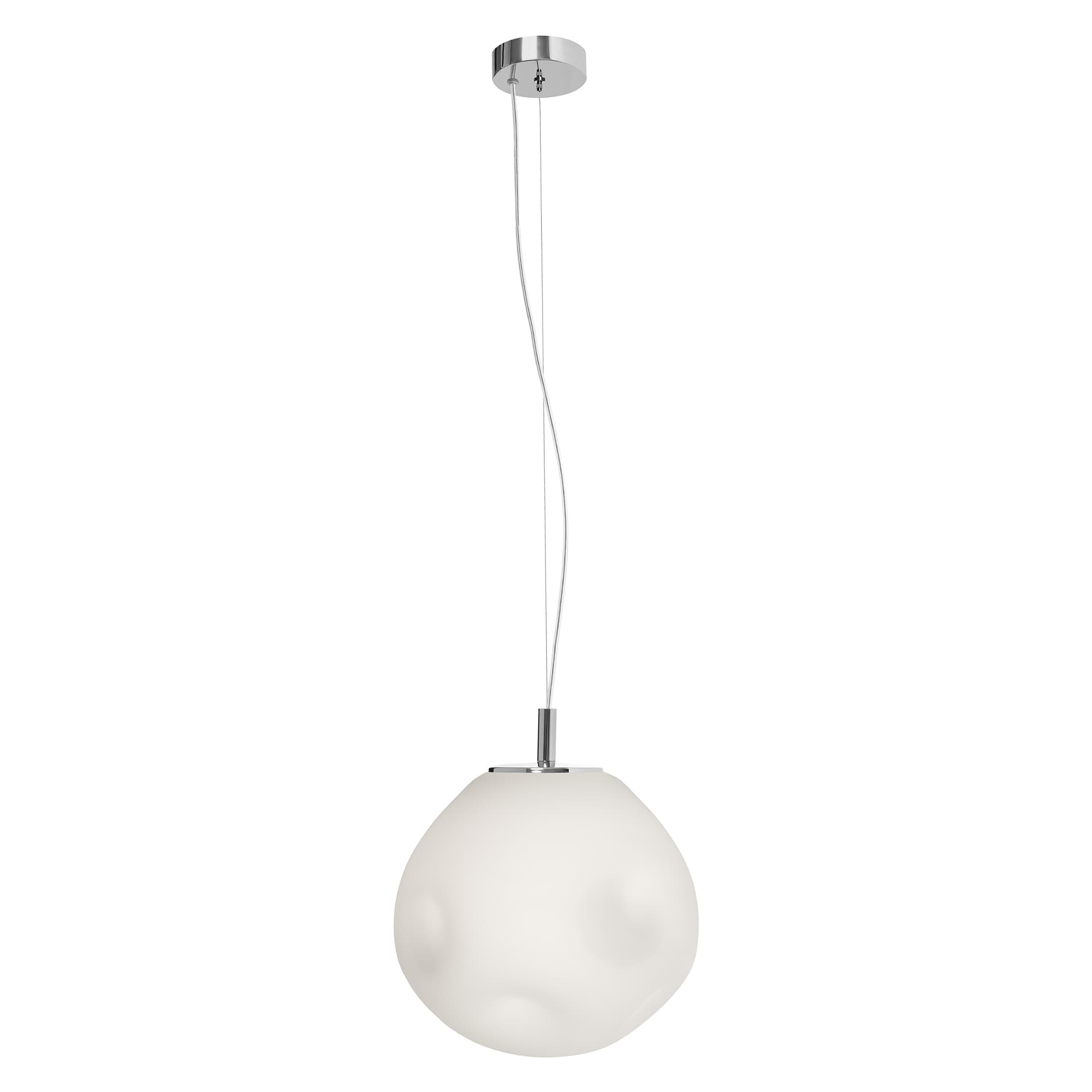 Pendant lamp Cloe M silver, Kaspa - 178307