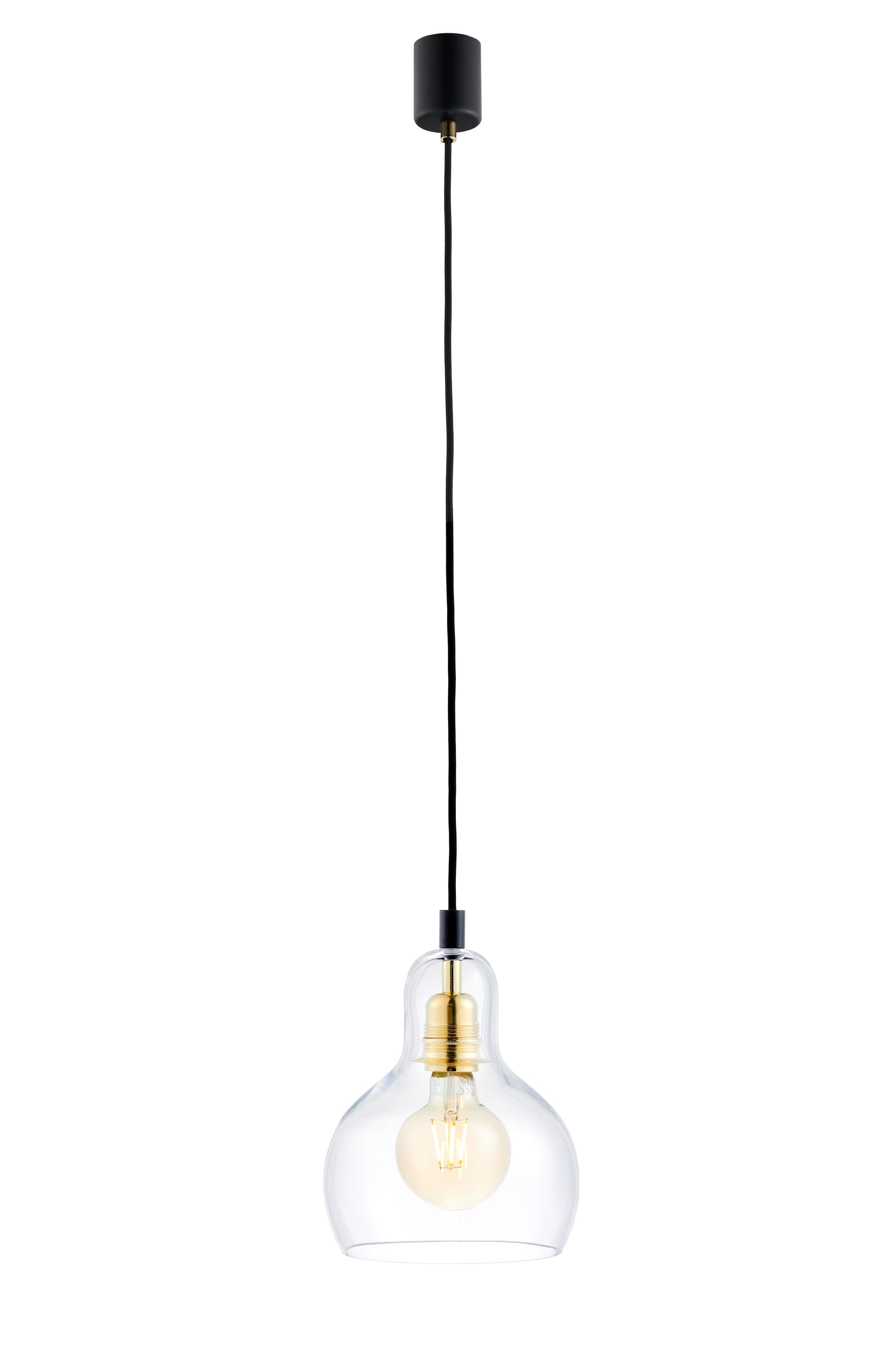 Lampa wisząca Longis I Gold czarna, Kaspa - 178226