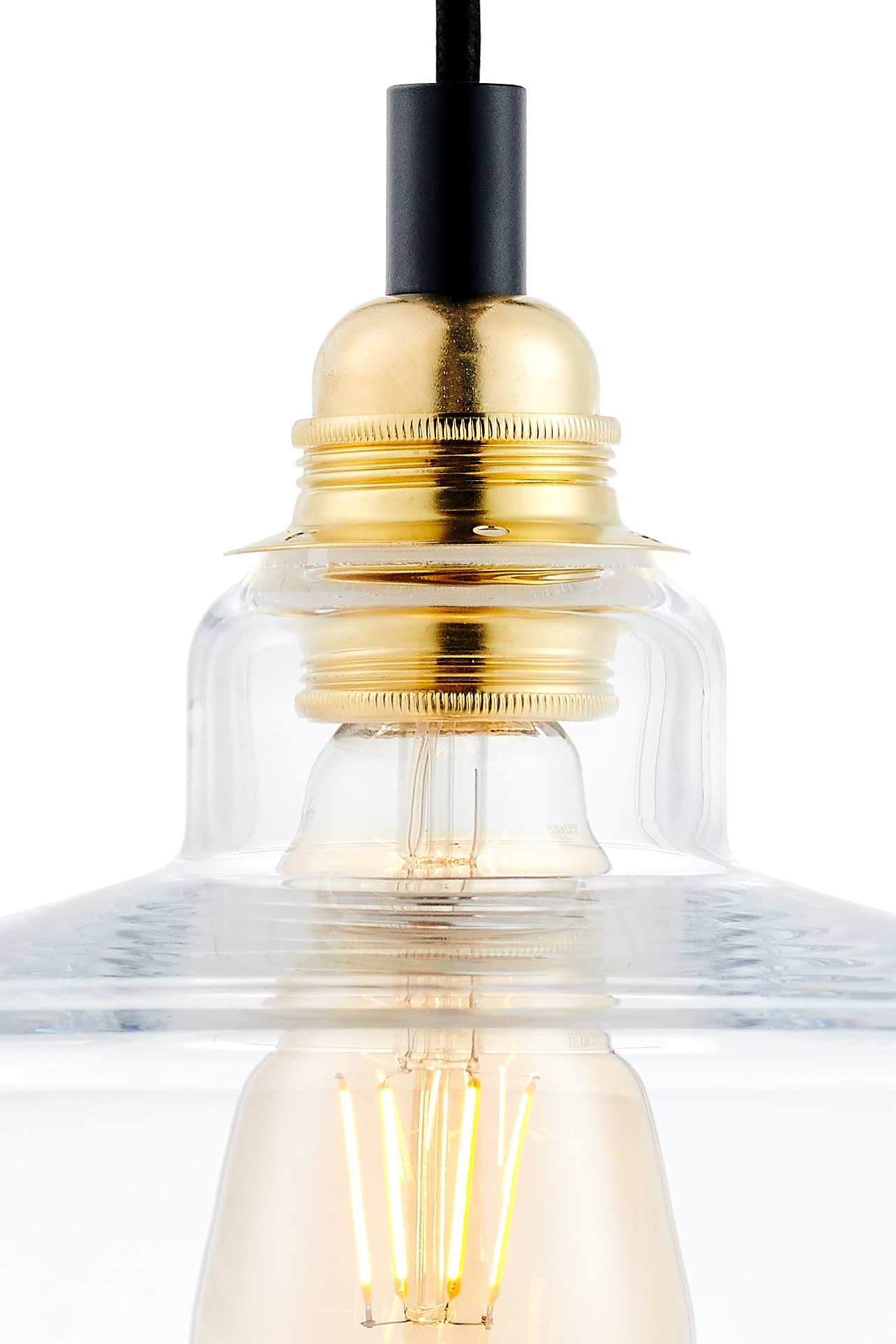 Lampa wisząca Longis III GOLD czarna, Kaspa - 178187