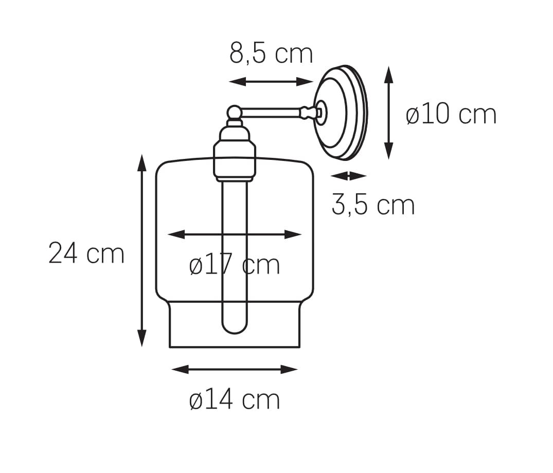 Kinkiet Longis IV srebrny, Kaspa - 178178