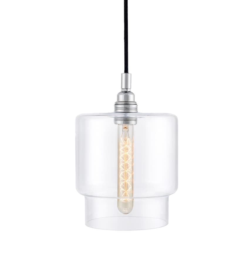 Pendant lamp Longis IV silver, Kaspa