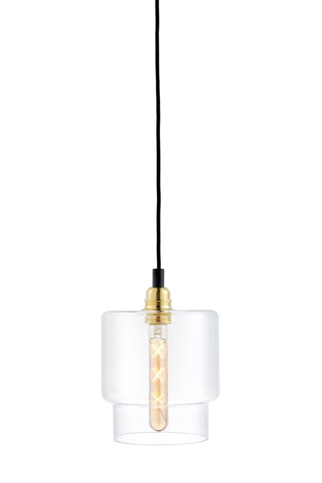 Lampa wisząca Longis IV Gold czarna, Kaspa - WYMIARY