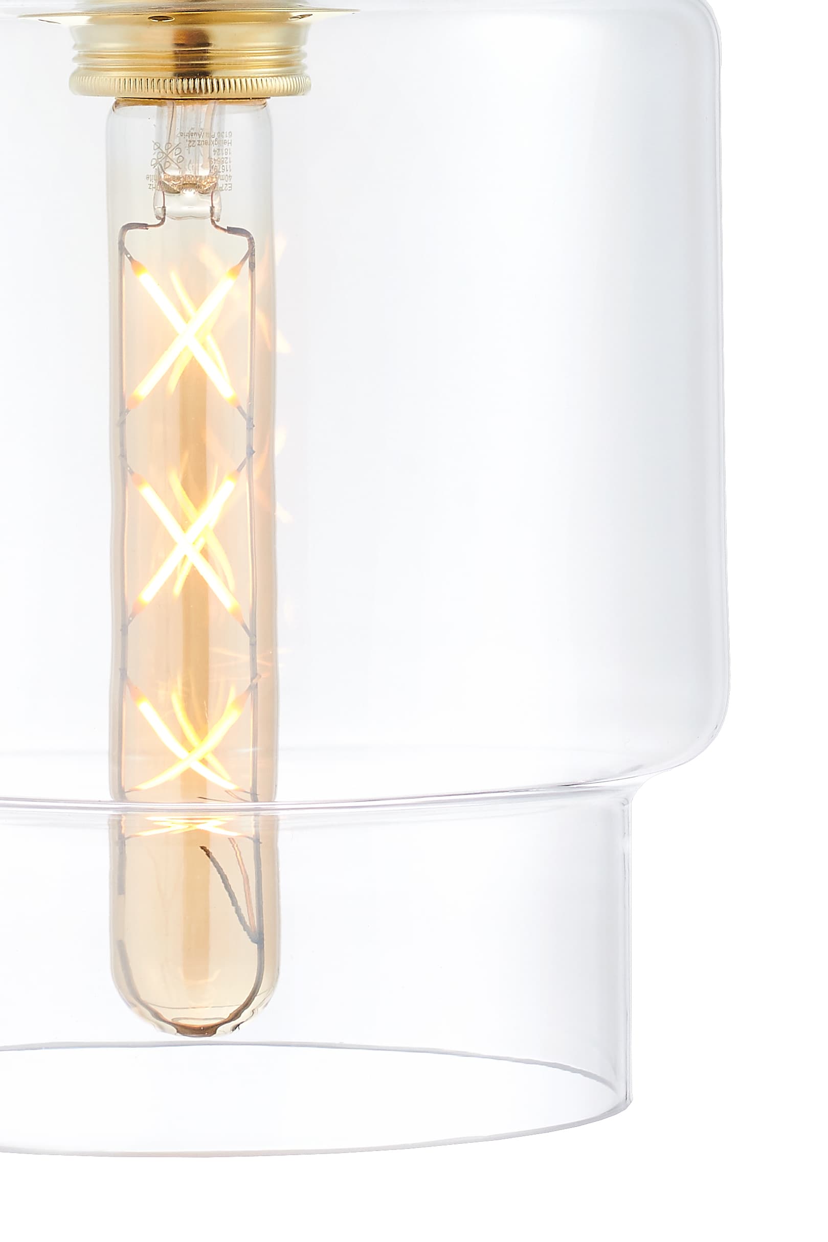 Lampa wisząca Longis IV Gold czarna, Kaspa - 178168