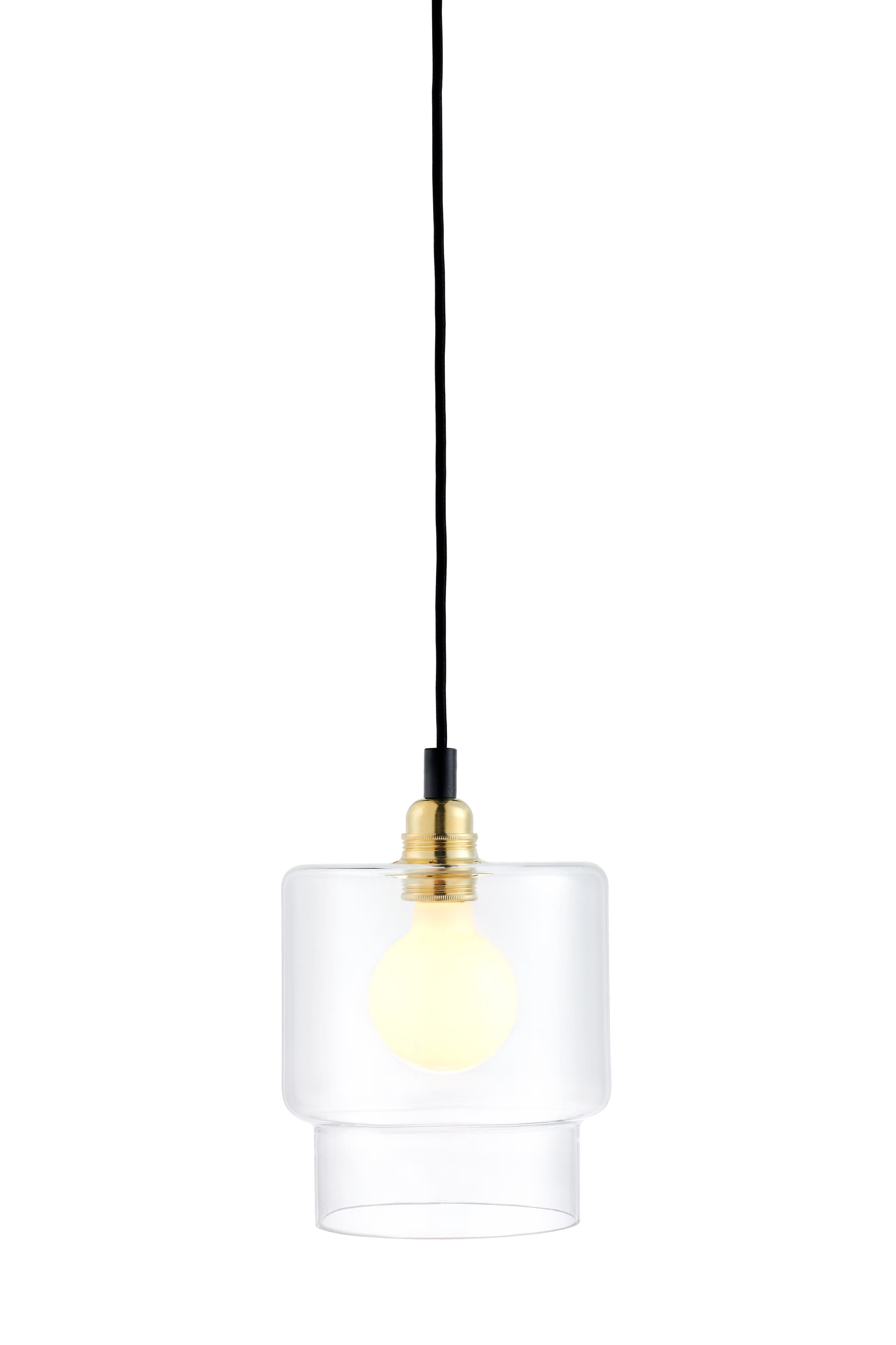 Lampa wisząca Longis IV Gold czarna, Kaspa - 178166
