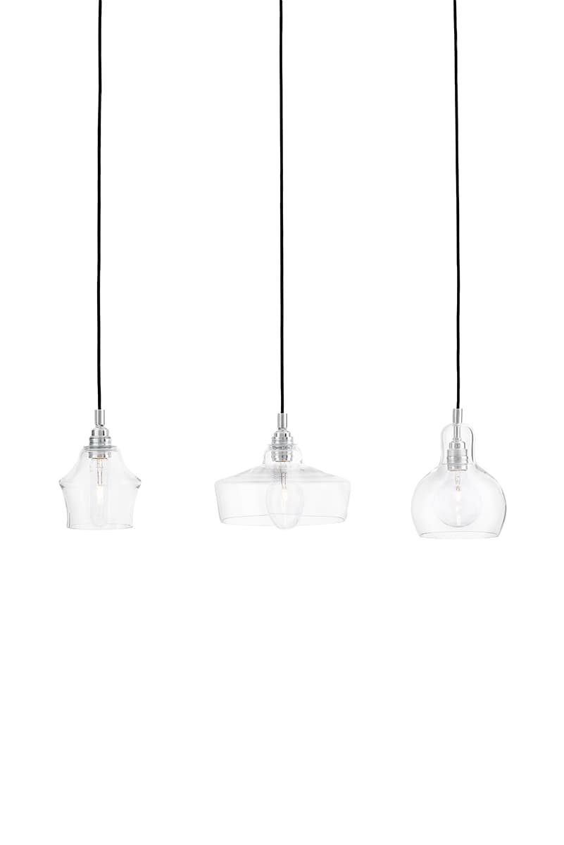 Pendant lamp Longis Listwa silver, Kaspa - 178157