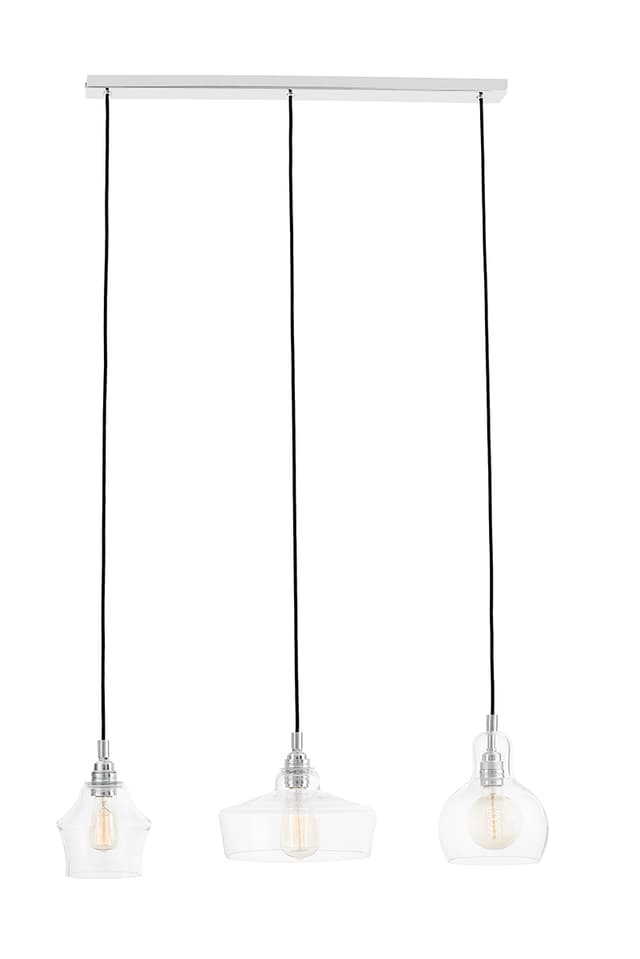 Pendant lamp Longis Listwa silver, Kaspa - DIMENSION