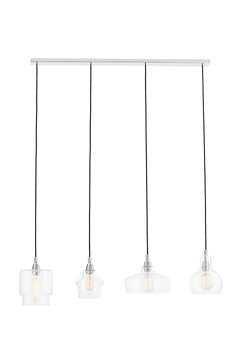 Lampa wisząca Longis Listwa srebrna, Kaspa