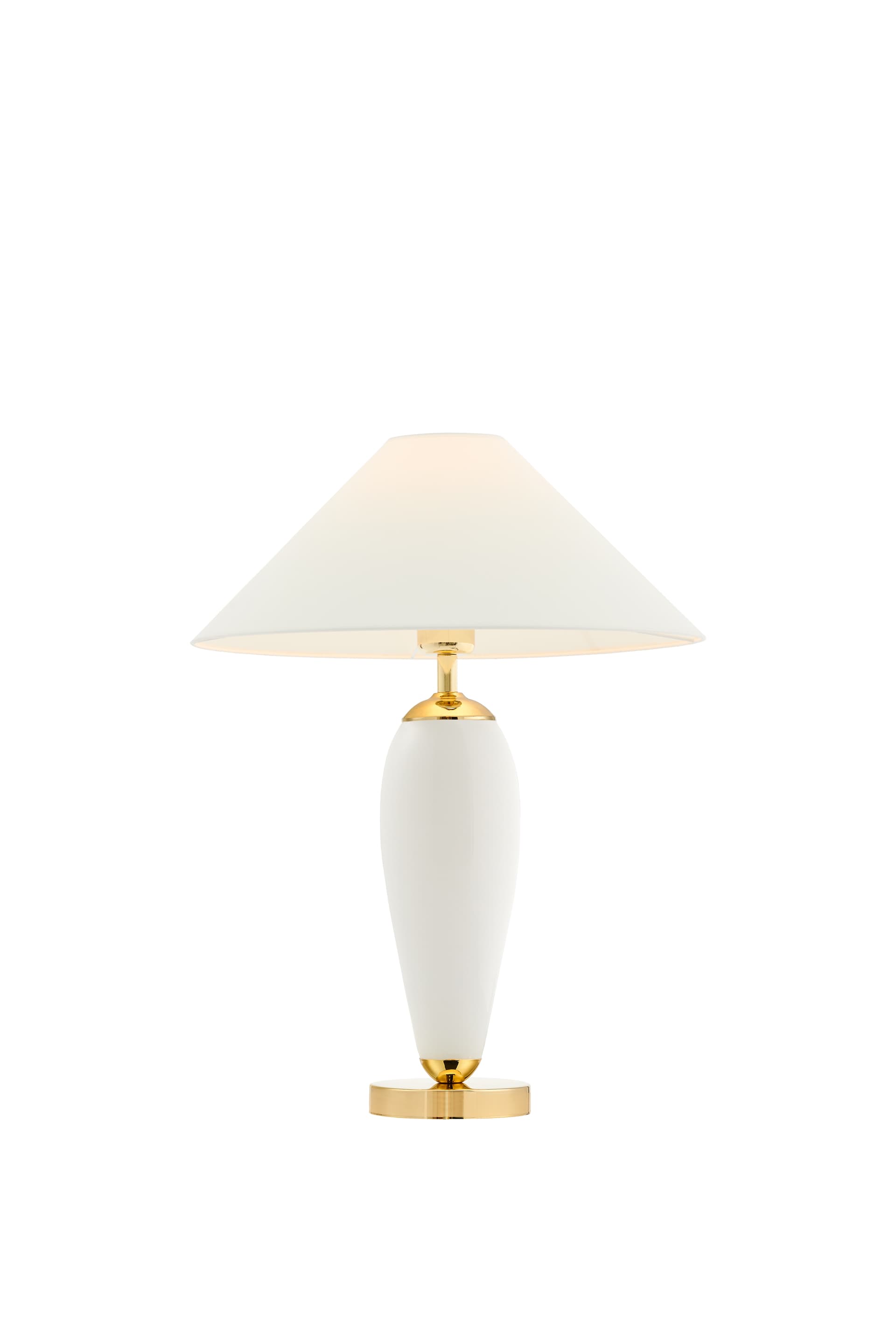 Lampa stojąca Rea Gold biała, Kaspa