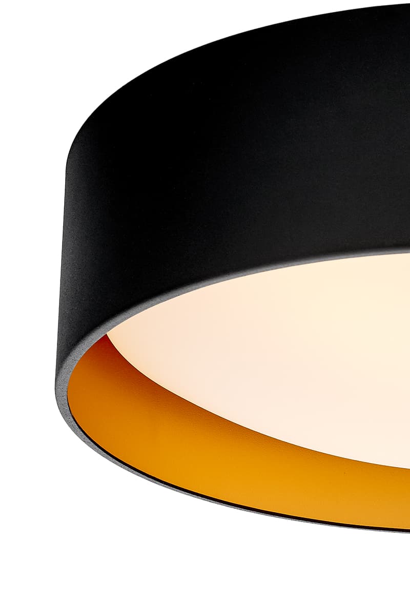 Ceiling lamp Vero L black, Kaspa - 178056