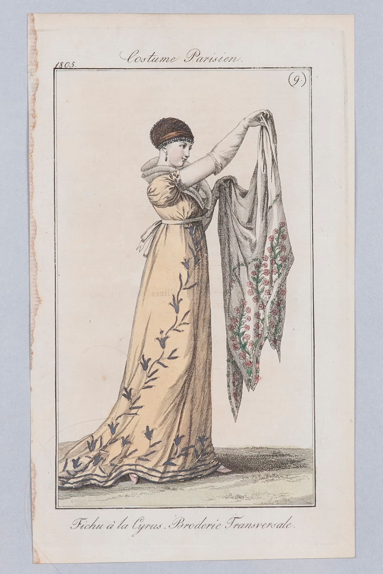 Grafika modowa z serii Costume Parisien. Francja.1805 r. - 178547