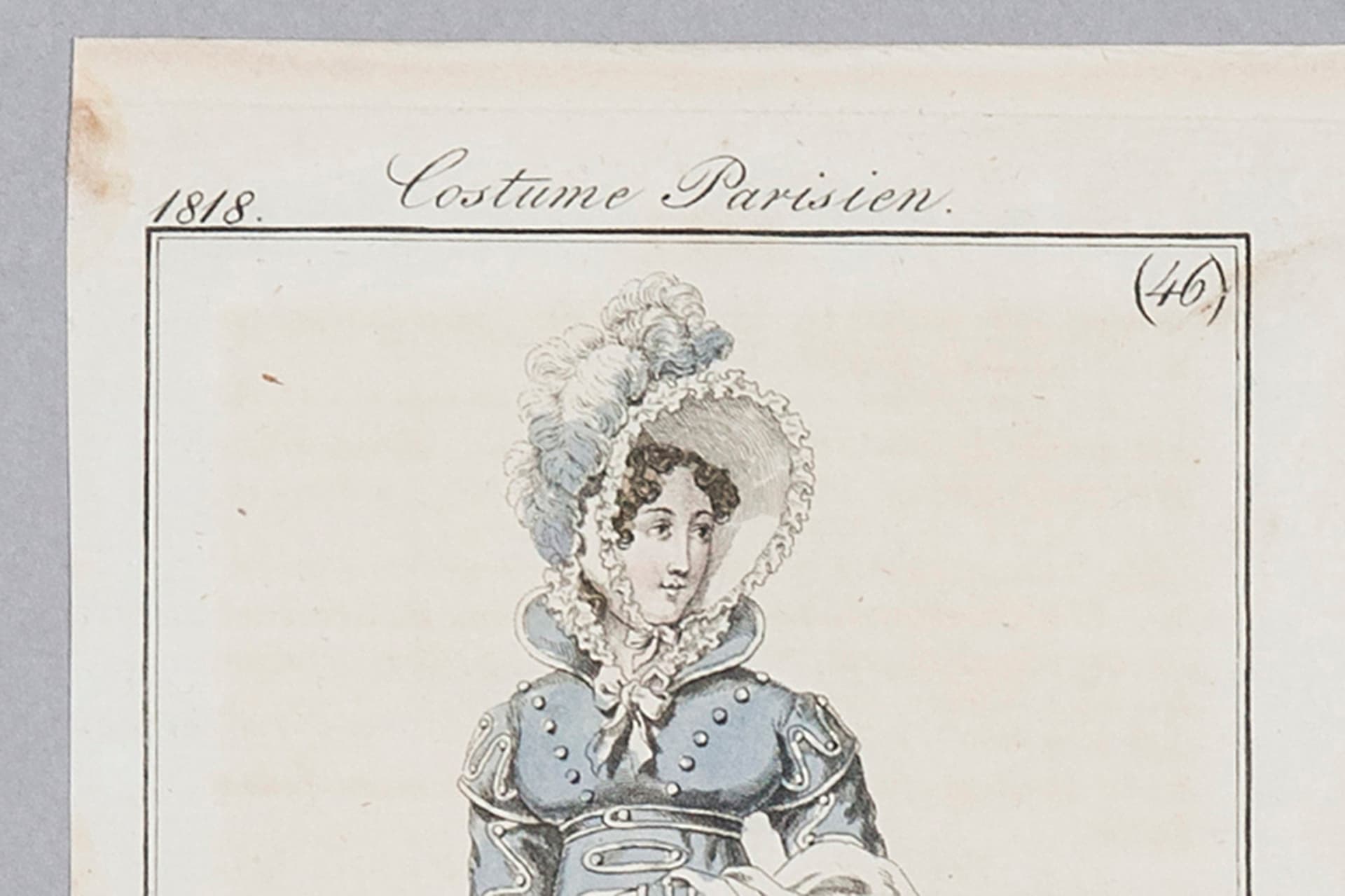 Grafika modowa z serii Costume Parisien. Francja, 1818 - 178550