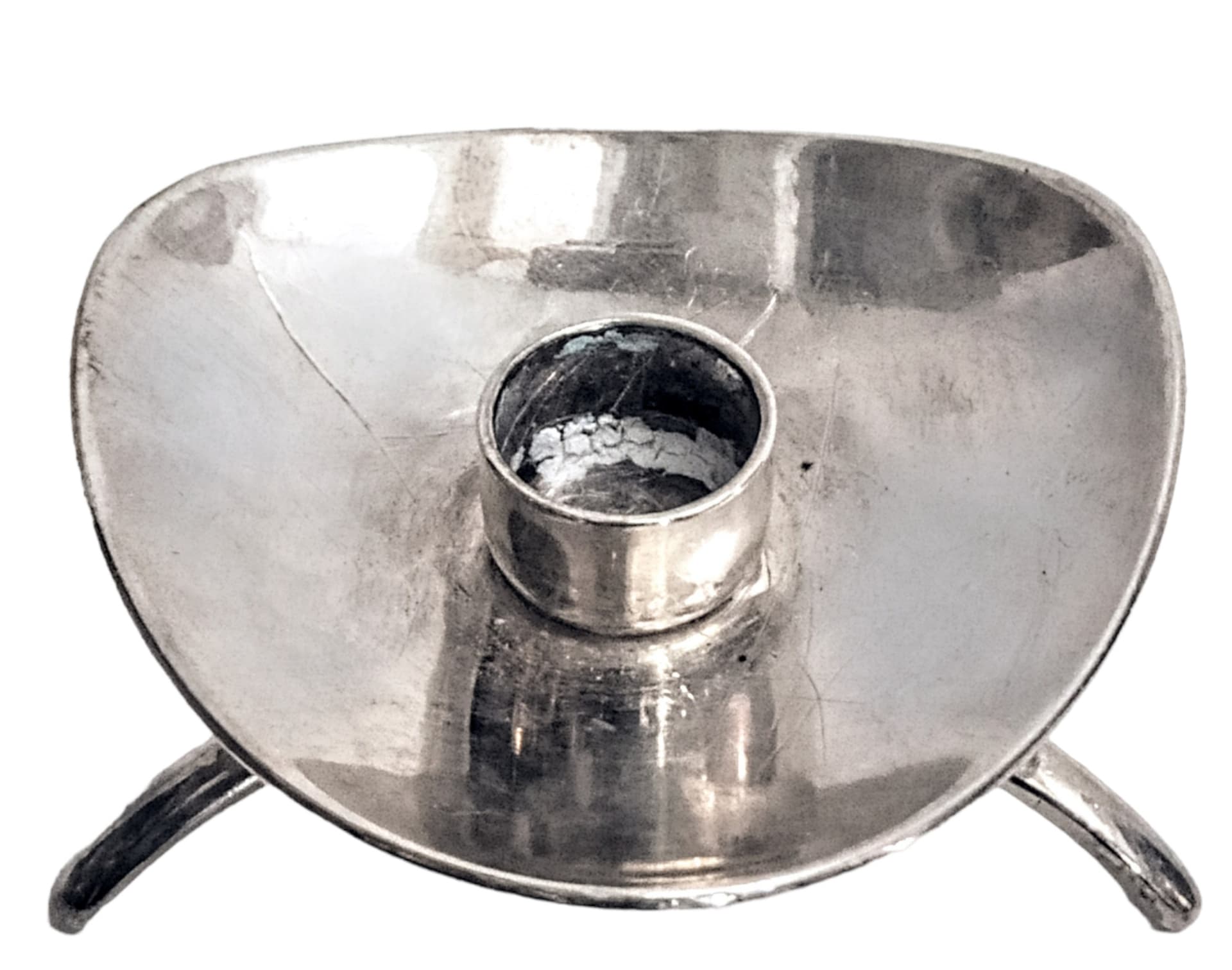 Para posrebrzanych świeczników, proj. Carl Gohr, Dania, lata 60 - 178614