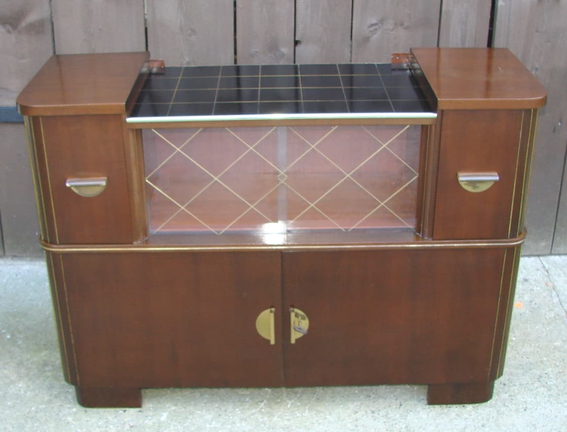 Komoda Mid-Century, brązowy, drewno fornirowane, Niemcy, lata 50. - 178659