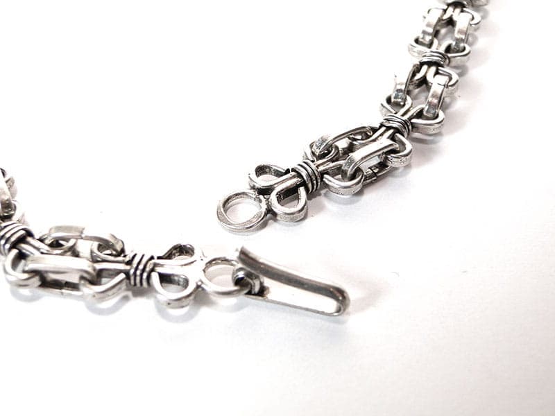 Naszyjnik modernistyczny, srebro, Polska, lata 60. - 178691