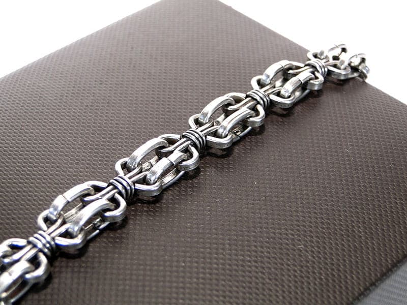 Naszyjnik modernistyczny, srebro, Polska, lata 60. - 178698