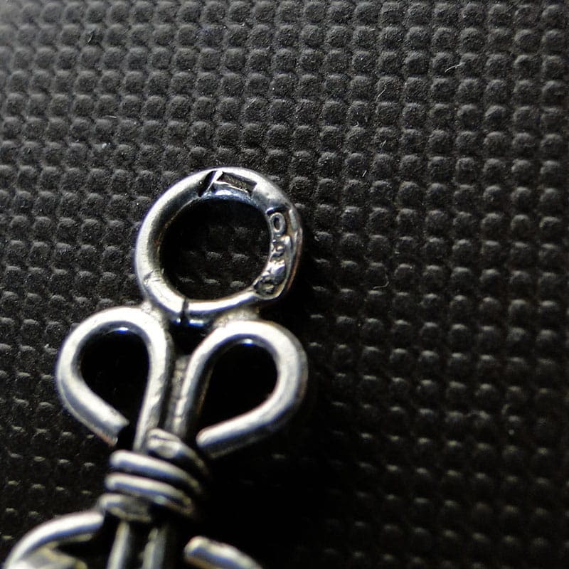 Naszyjnik modernistyczny, srebro, Polska, lata 60. - 178692