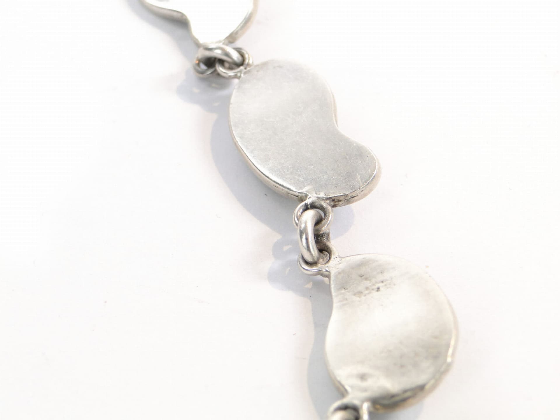 Modernist Necklace, Silver, Red Coral, Poland, 1960s. - 178745