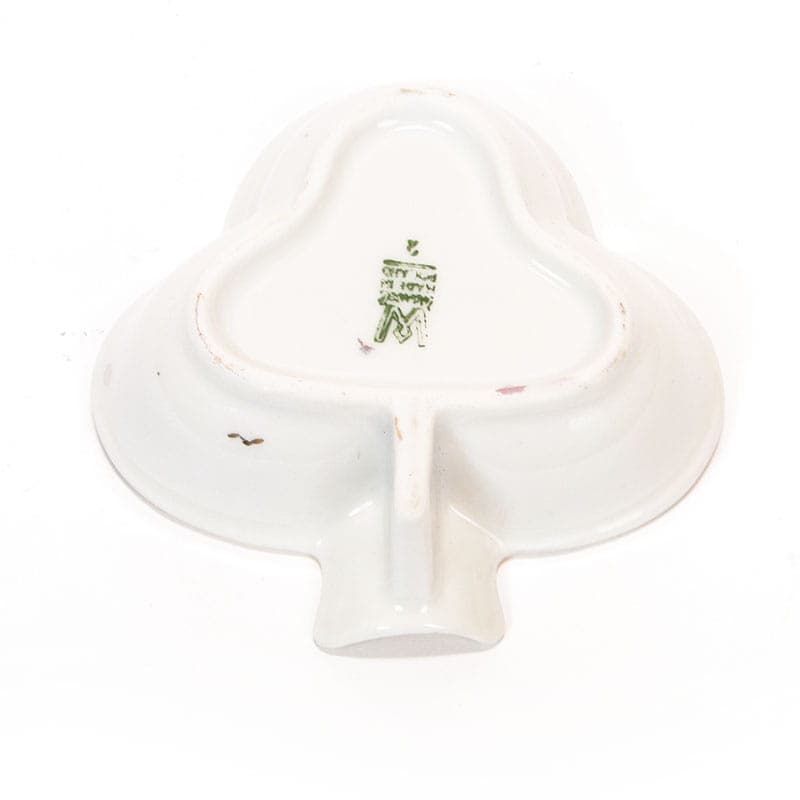 Popielniczka The Cards, czarna, porcelana, Polska, lata 50. - 178826