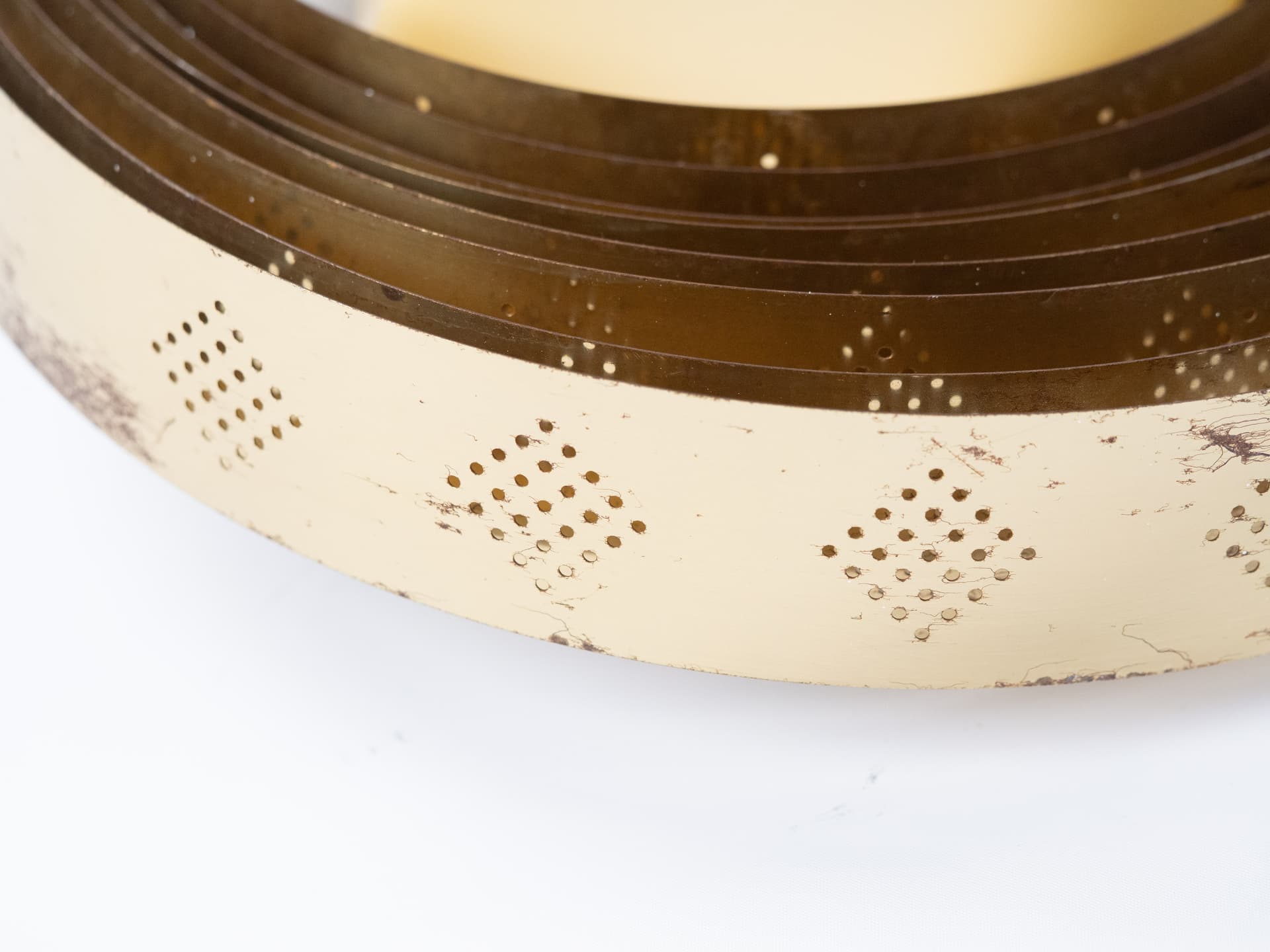 Pendant lamp Moon, gold white metal, by V. Panton, Louis Poulsen, Denmark, 1960s. - 178911