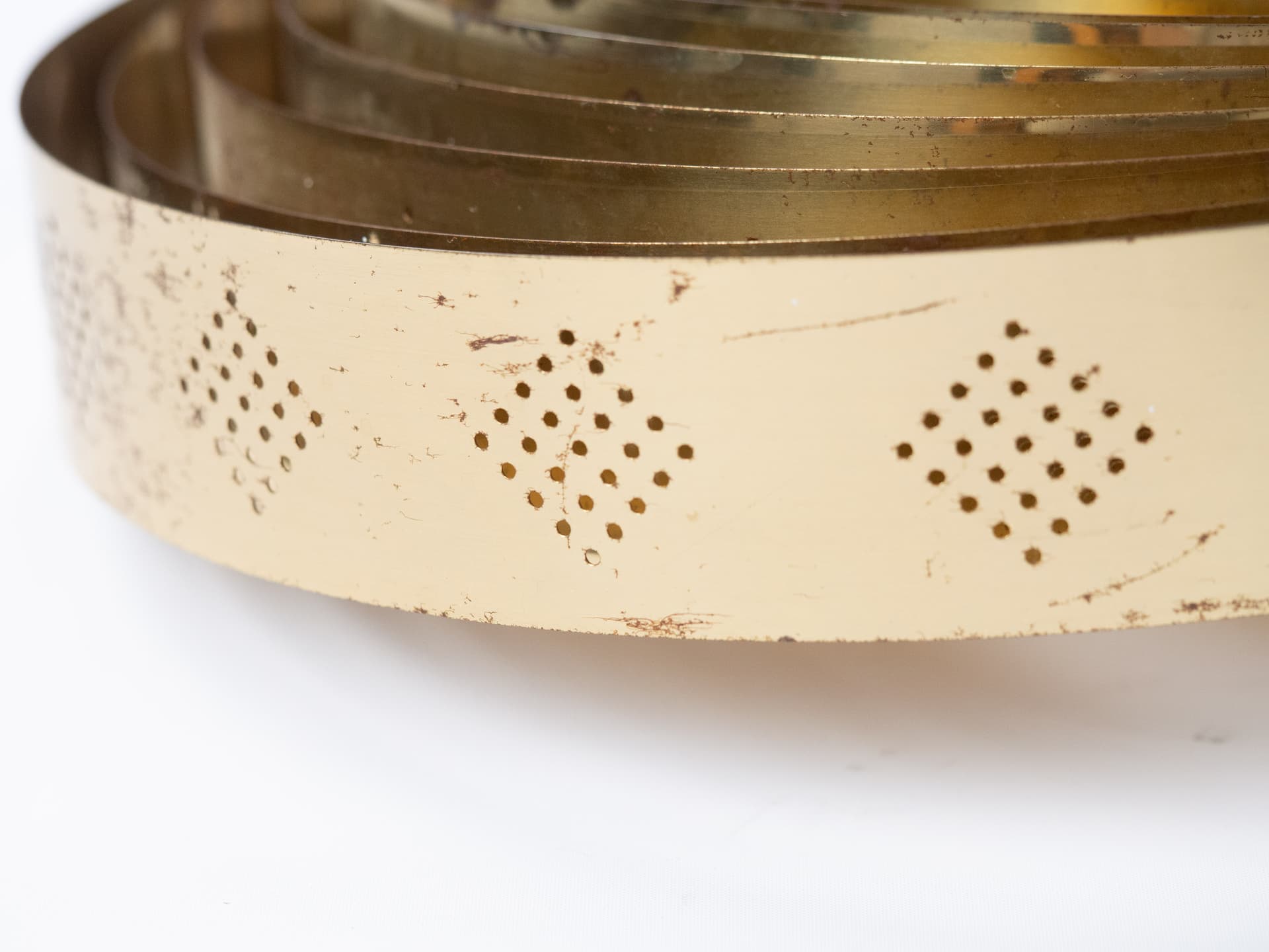 Pendant lamp Moon, gold white metal, by V. Panton, Louis Poulsen, Denmark, 1960s. - 178910