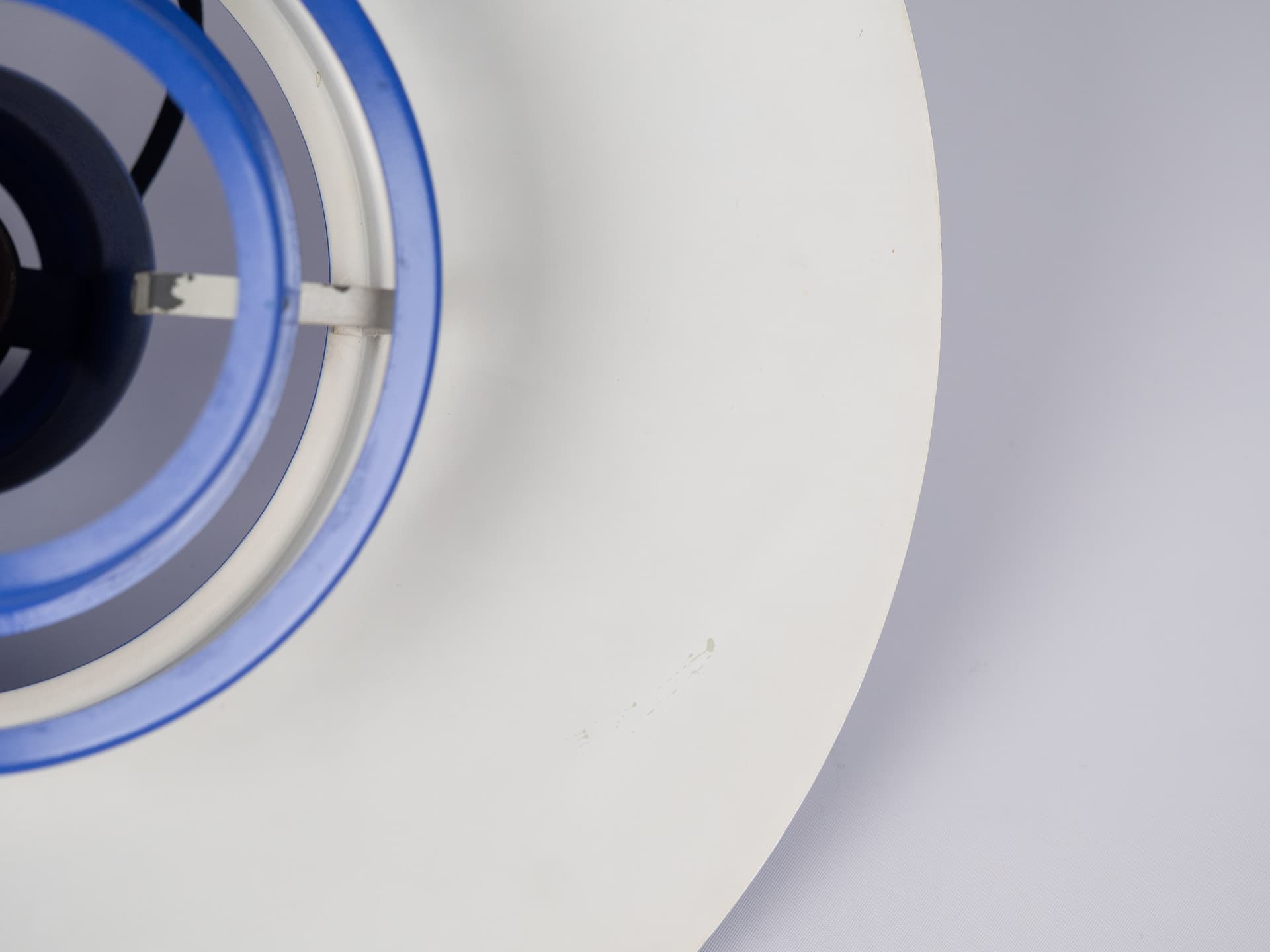 Lamp Falcon, blue steel, by A. Hansen, Denmark, 1960s. - 178986