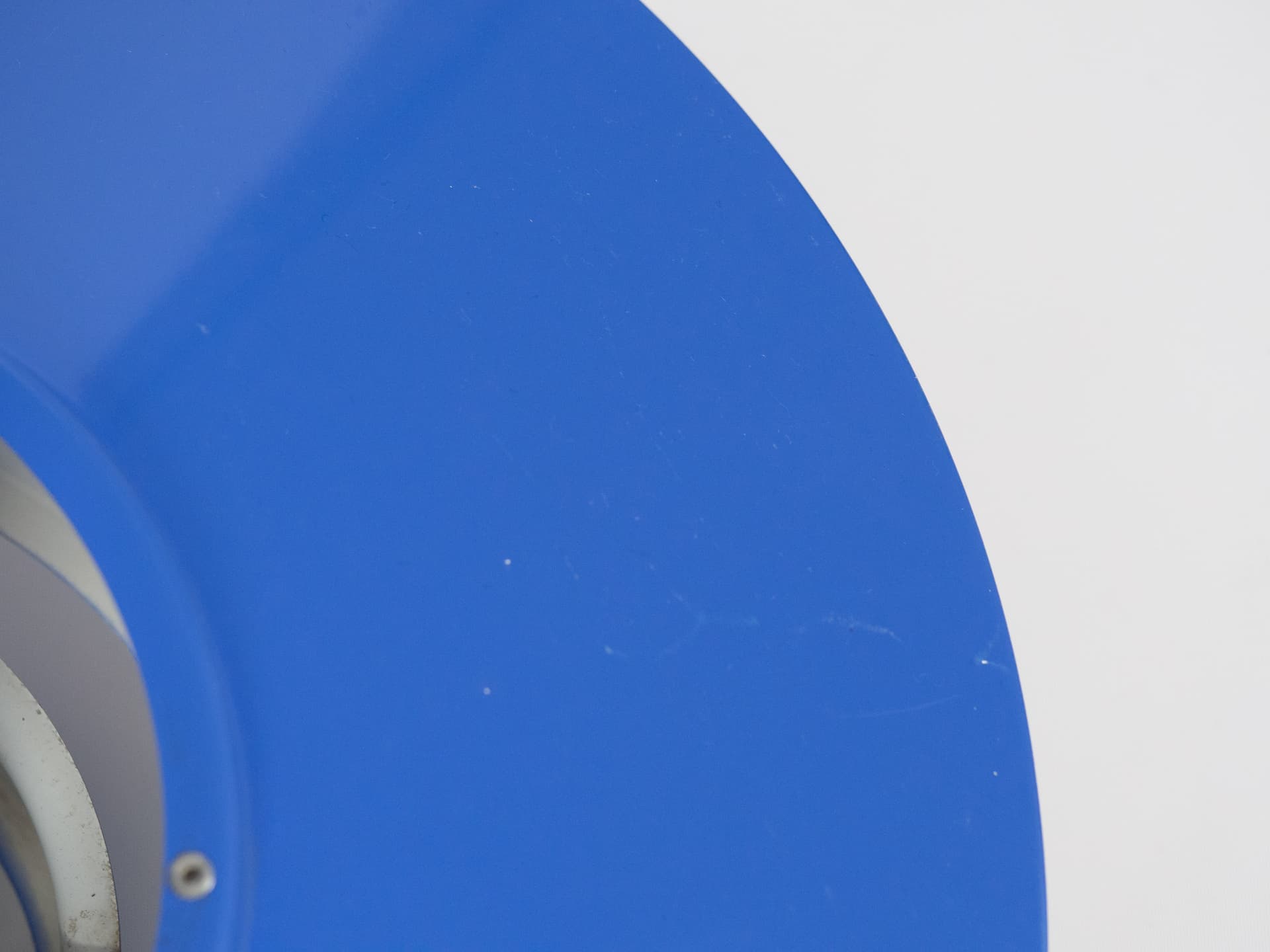 Lamp Falcon, blue steel, by A. Hansen, Denmark, 1960s. - 178989