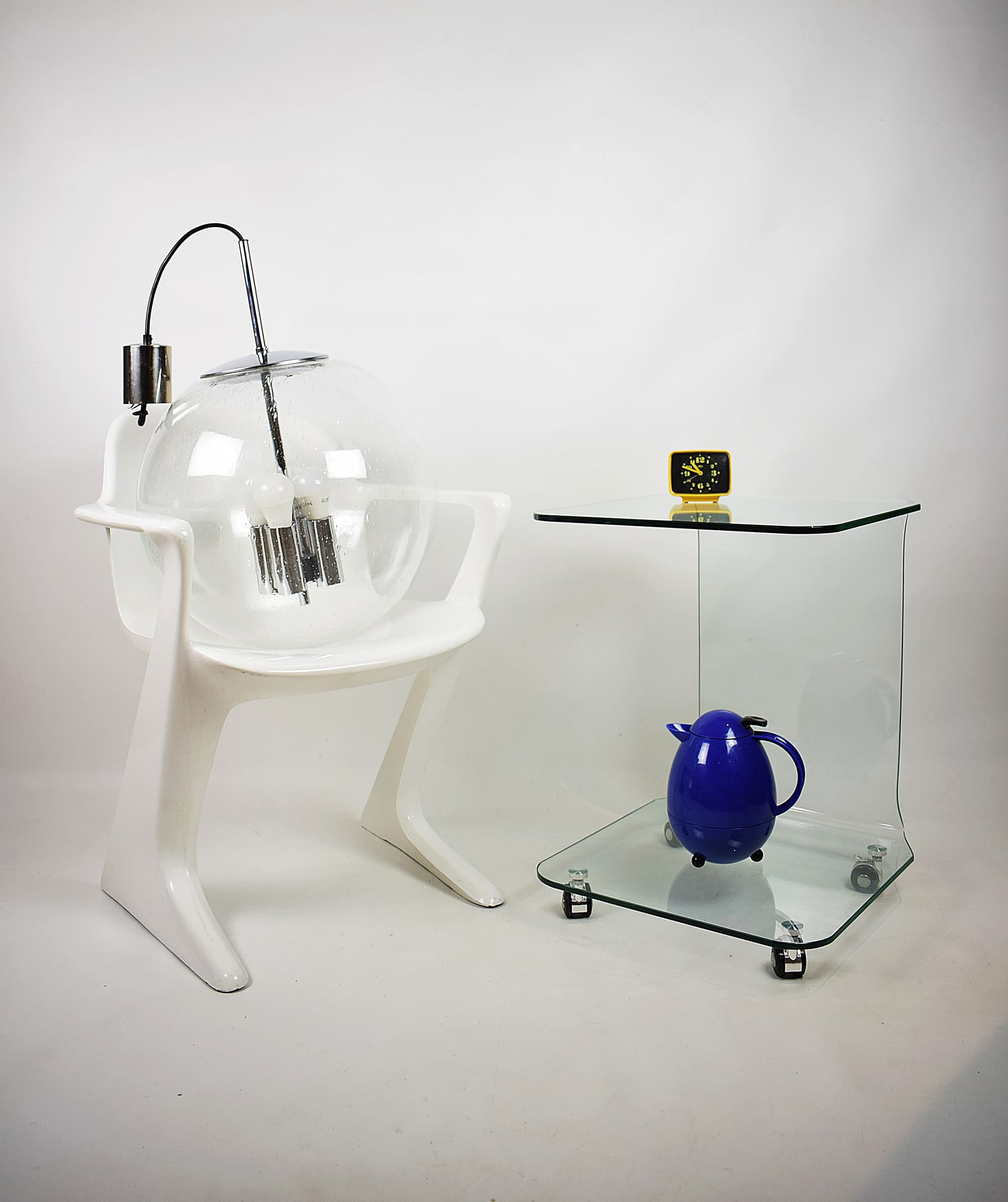 Lampa wisząca firmy Glashütte Limburg z lat 70. - 179002