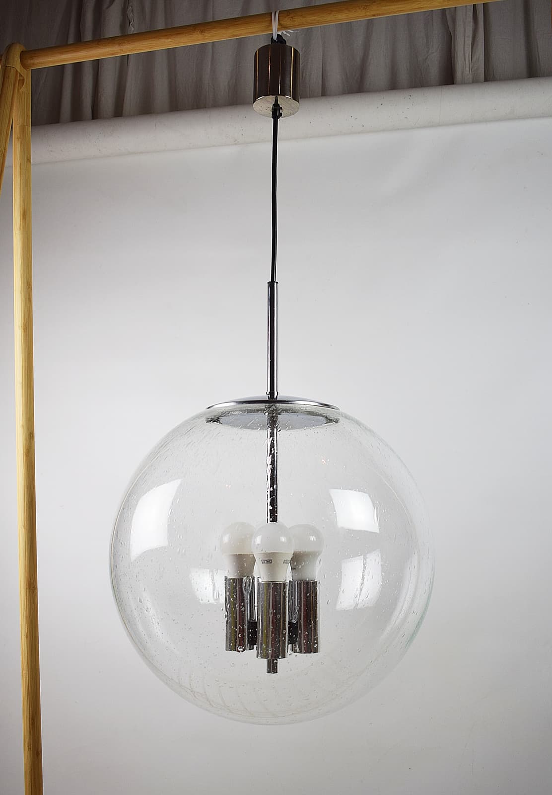 Lampa wisząca firmy Glashütte Limburg z lat 70. - 178998