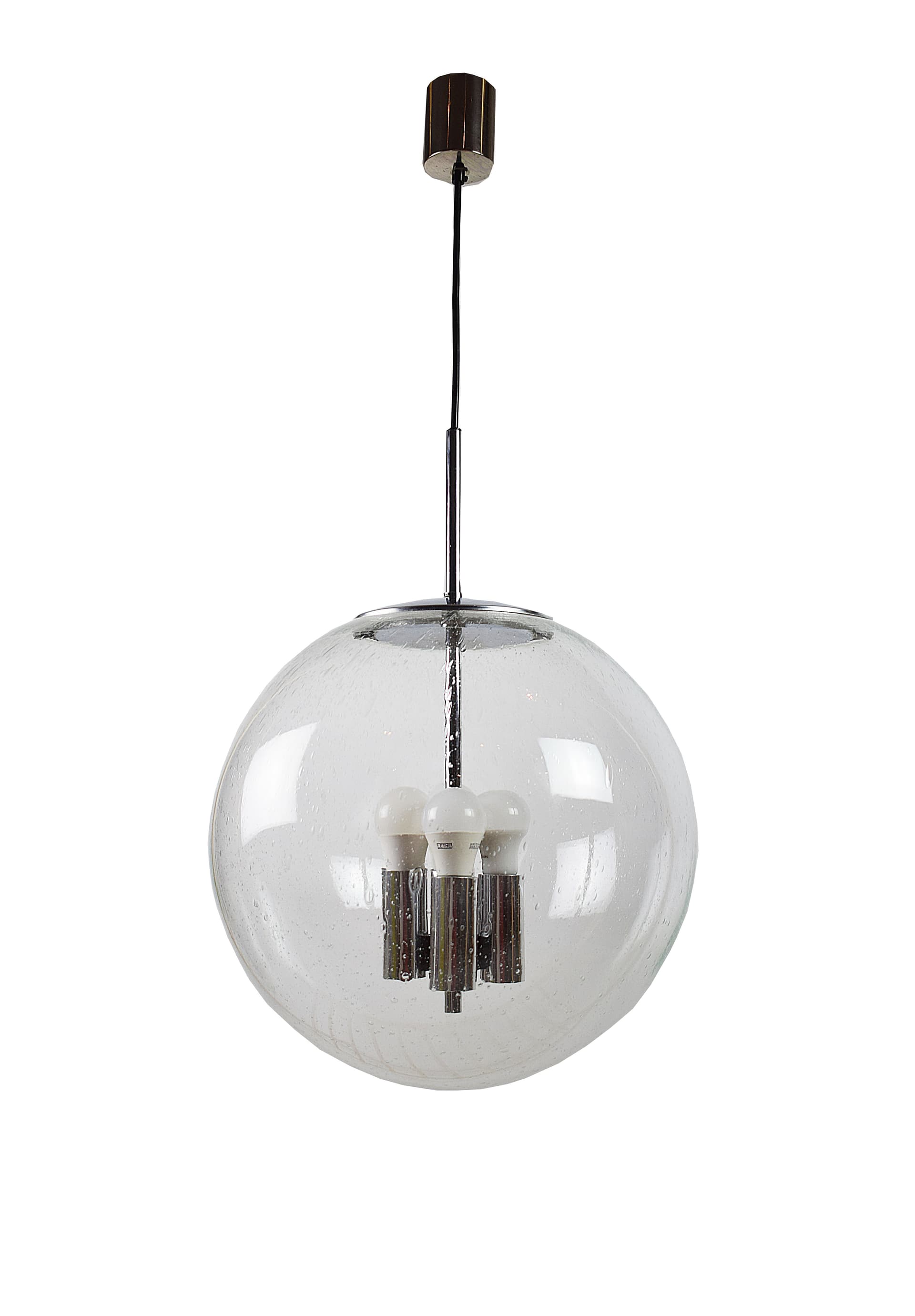 Lampa wisząca firmy Glashütte Limburg z lat 70. - 179003