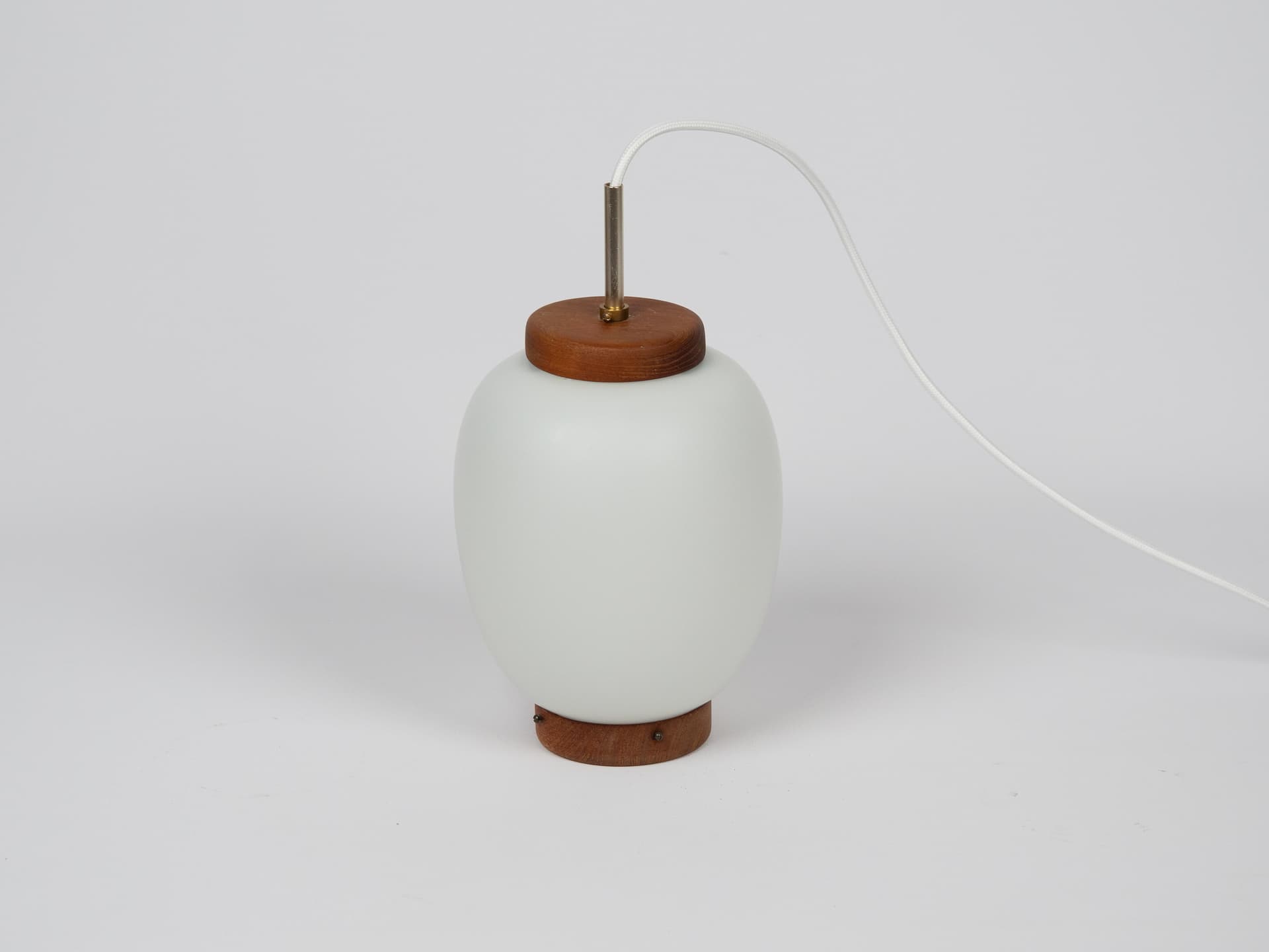 Lampa wisząca, miedziany, aluminium, Dania, lata 70. - 179149