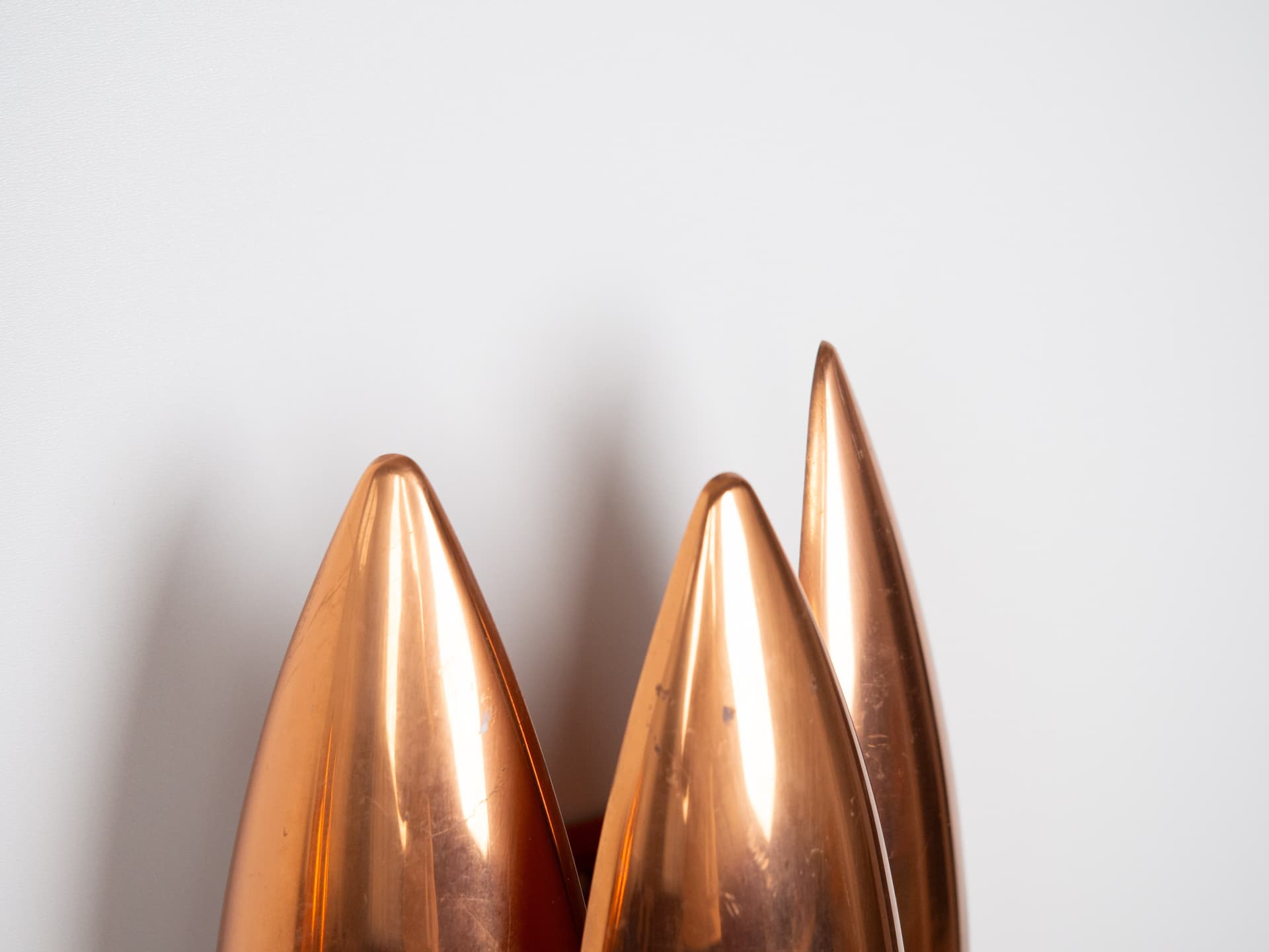 Para kinkietów Kastor, miedź, proj. J. Hammerborg, Dania, lata 60. - 179261