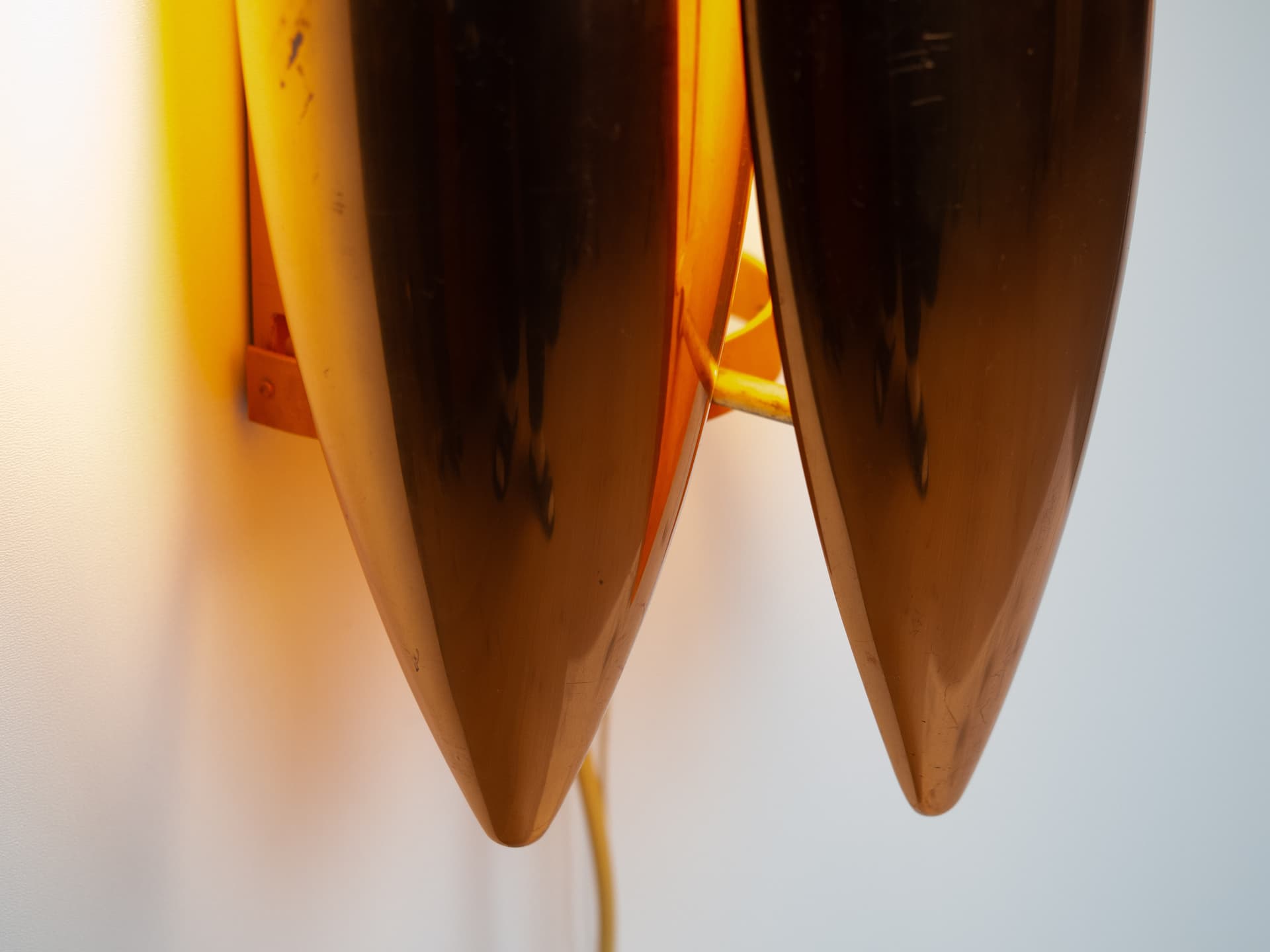 Para kinkietów Kastor, miedź, proj. J. Hammerborg, Dania, lata 60. - 179265