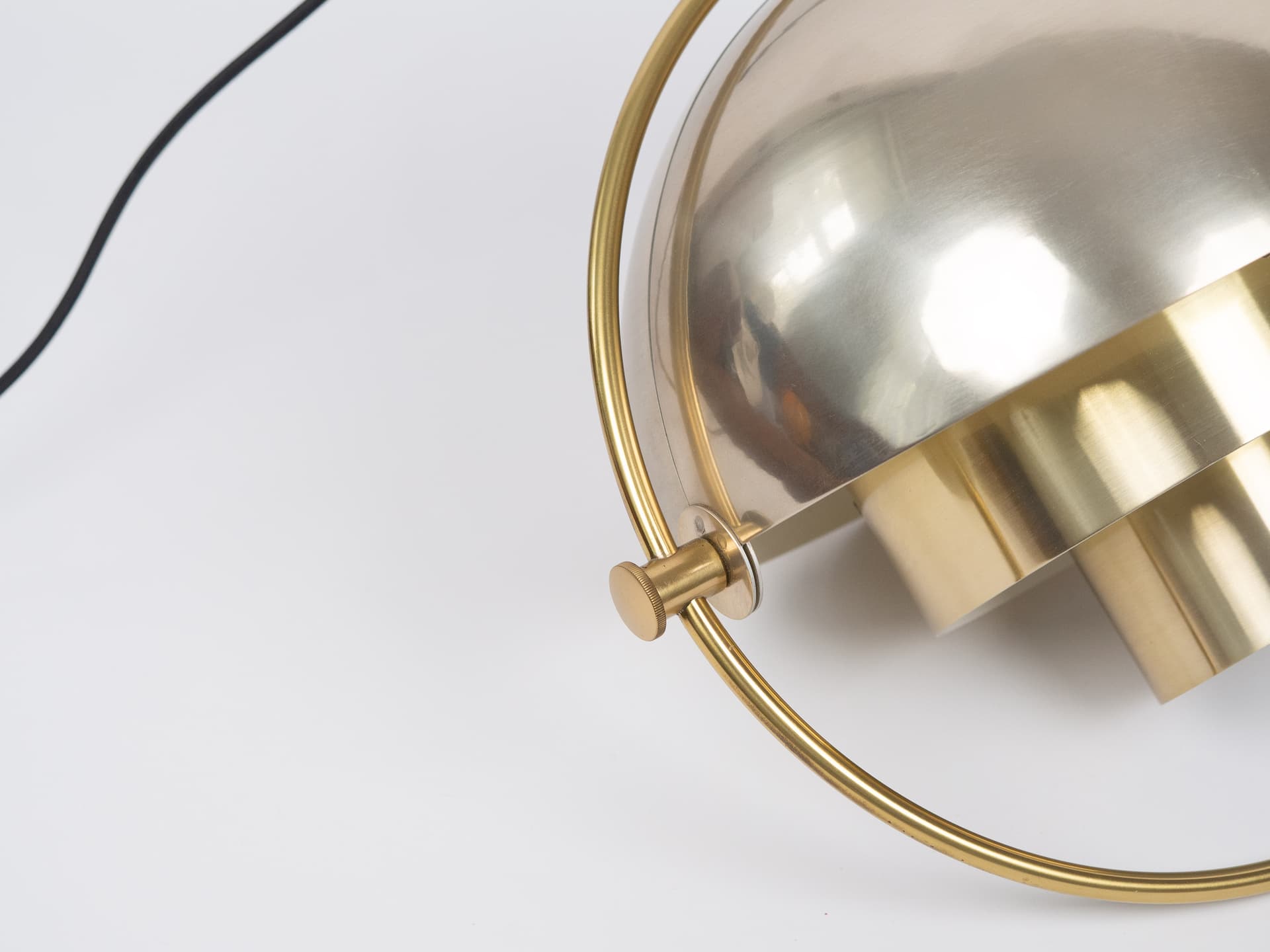 Pendant Lamp Multi-Lite, silver metal, by L. Weisdorf, Lyfa, Denmark, 1970s. - 179398