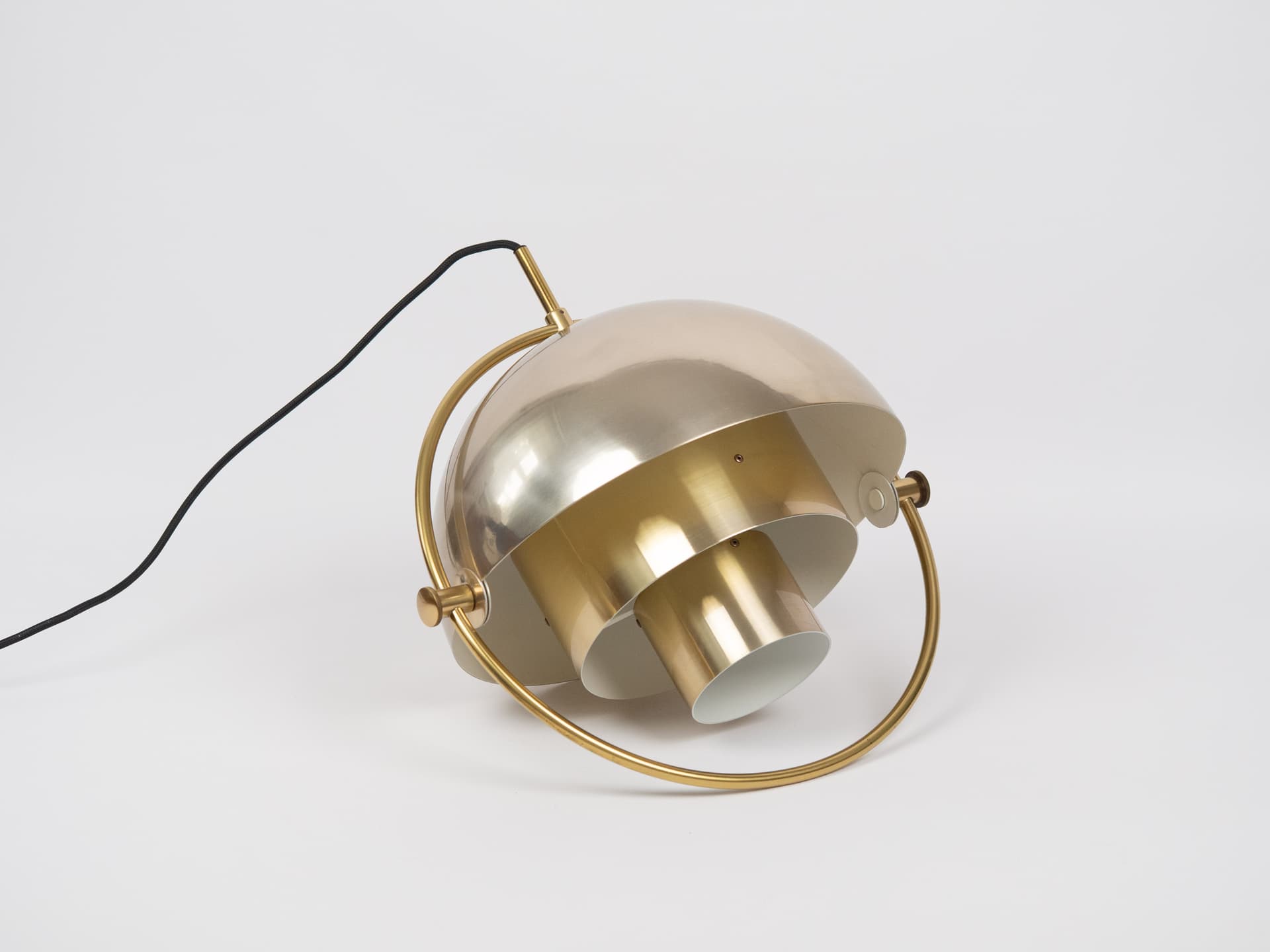 Pendant Lamp Multi-Lite, silver metal, by L. Weisdorf, Lyfa, Denmark, 1970s. - 179397