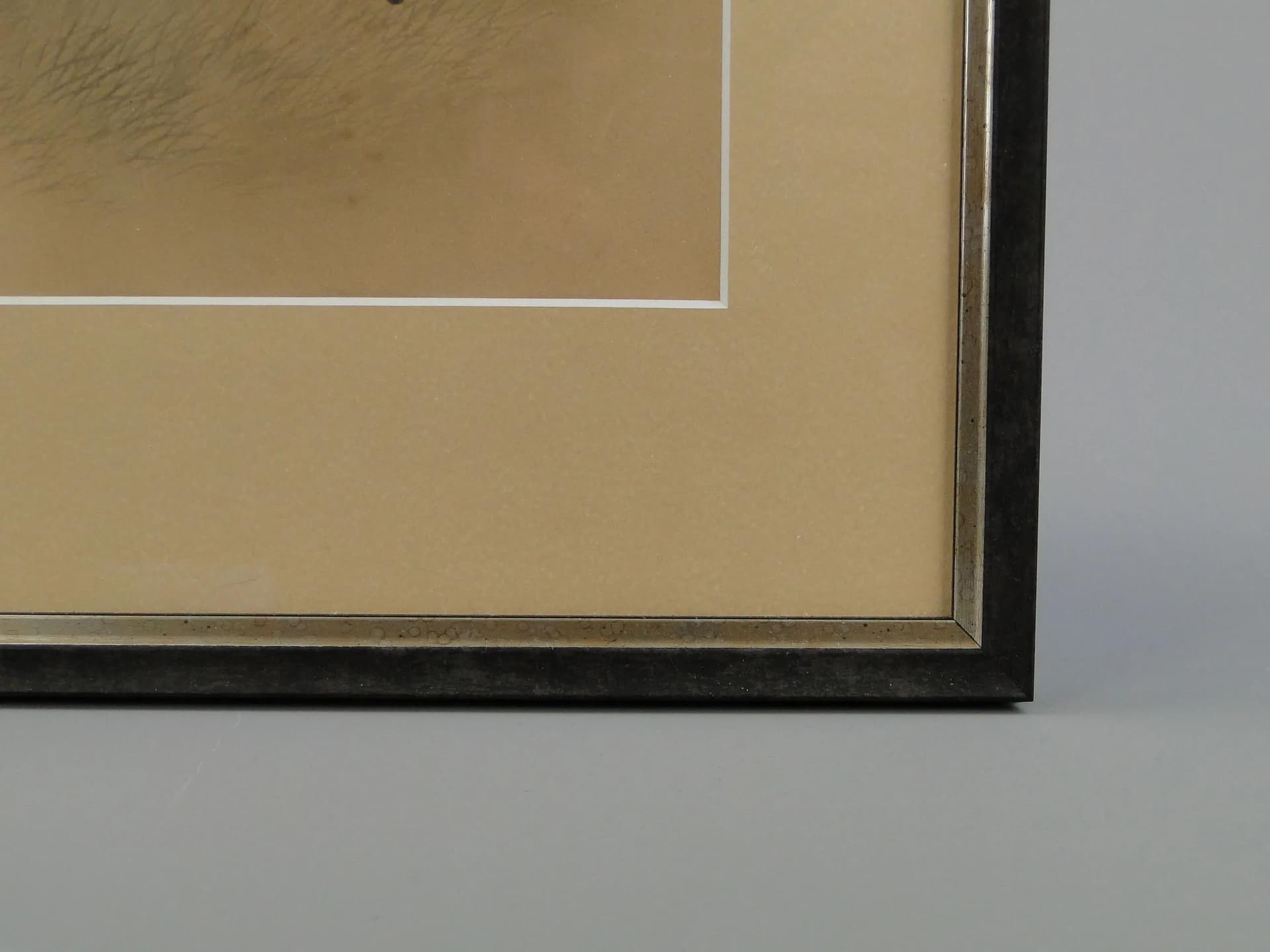 Akwarela, scena z małpkami, beżowy, papier, Japonia, początek XX w. - 12506