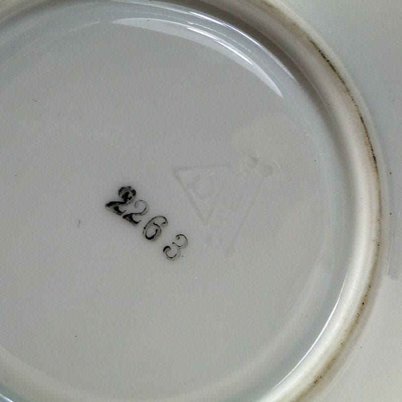 Filiżanka do mokki, żółty, porcelana, proj. B. Wendorf, Ćmielów, Polska, lata 30. - 179449