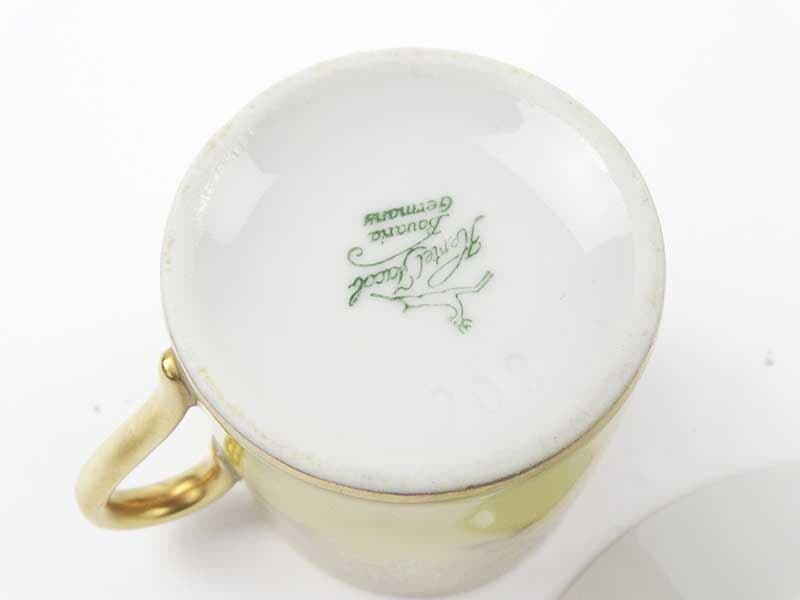 Filiżanka do mokki, porcelana żółta, Niemcy, lata 60. - 179505