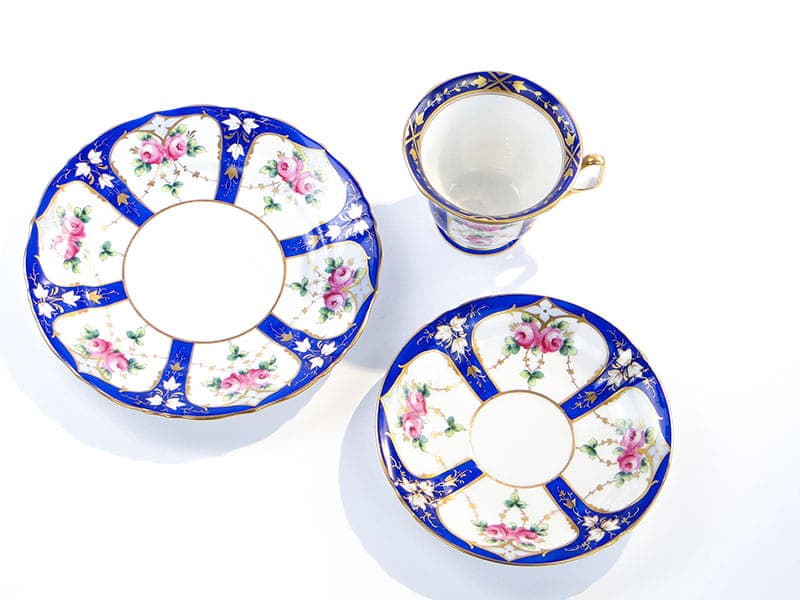 Breakfast Set Biedermeier, White Porcelain, Poland, Early 20th c. - 179521