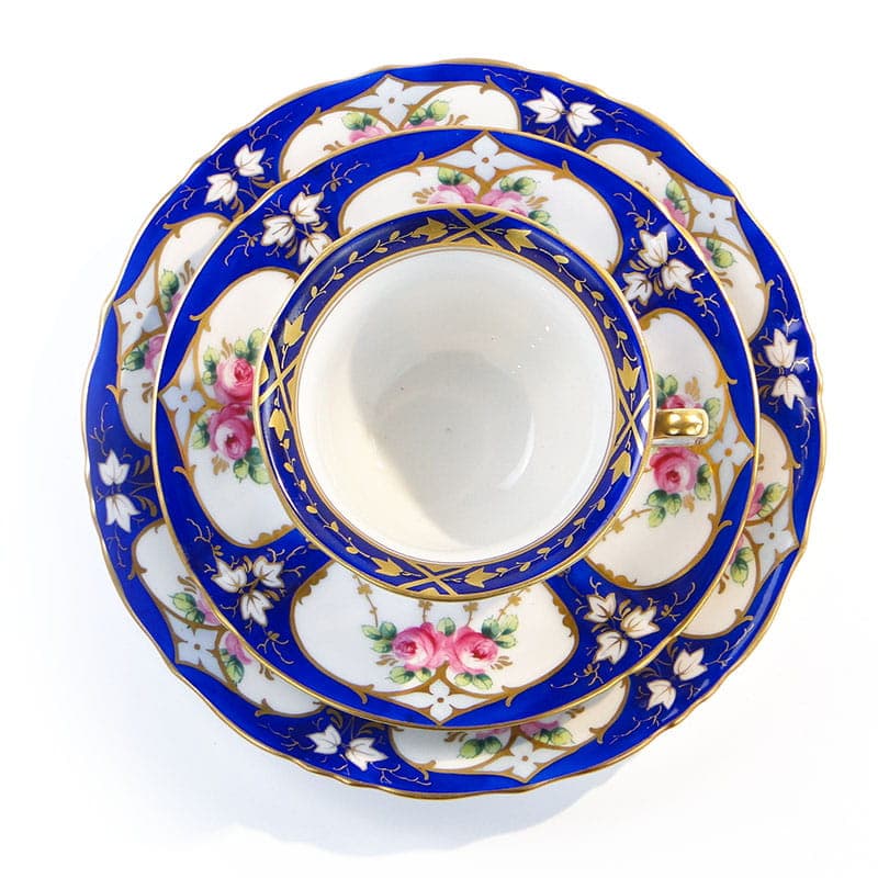 Breakfast Set Biedermeier, White Porcelain, Poland, Early 20th c. - 179527