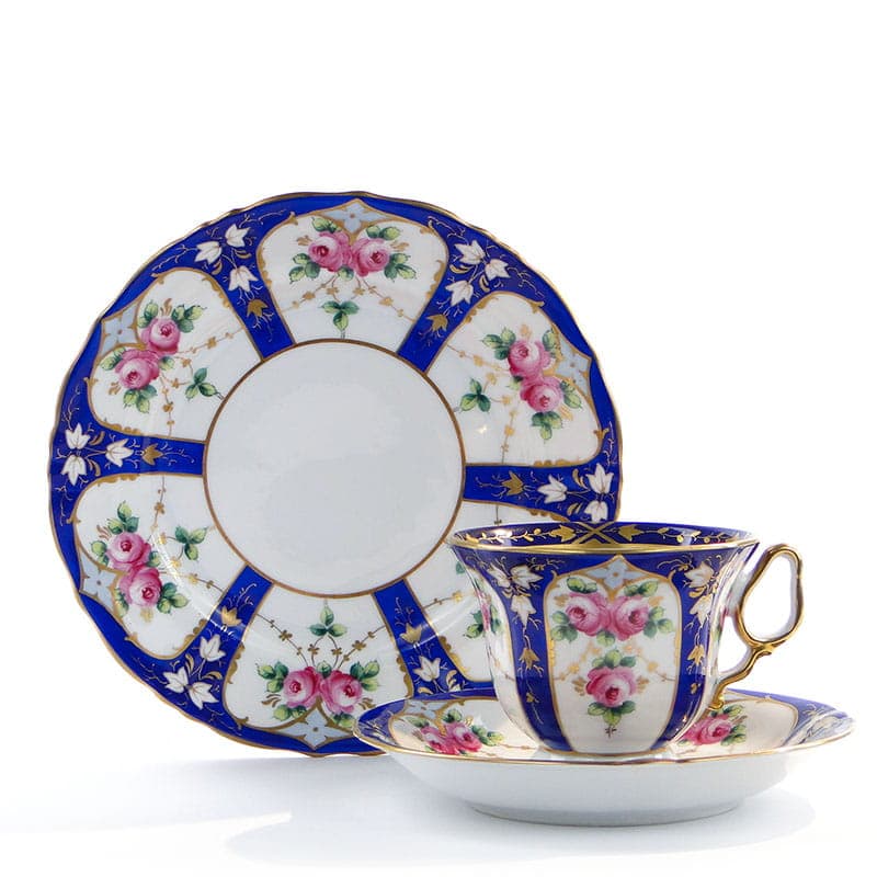 Breakfast Set Biedermeier, White Porcelain, Poland, Early 20th c.